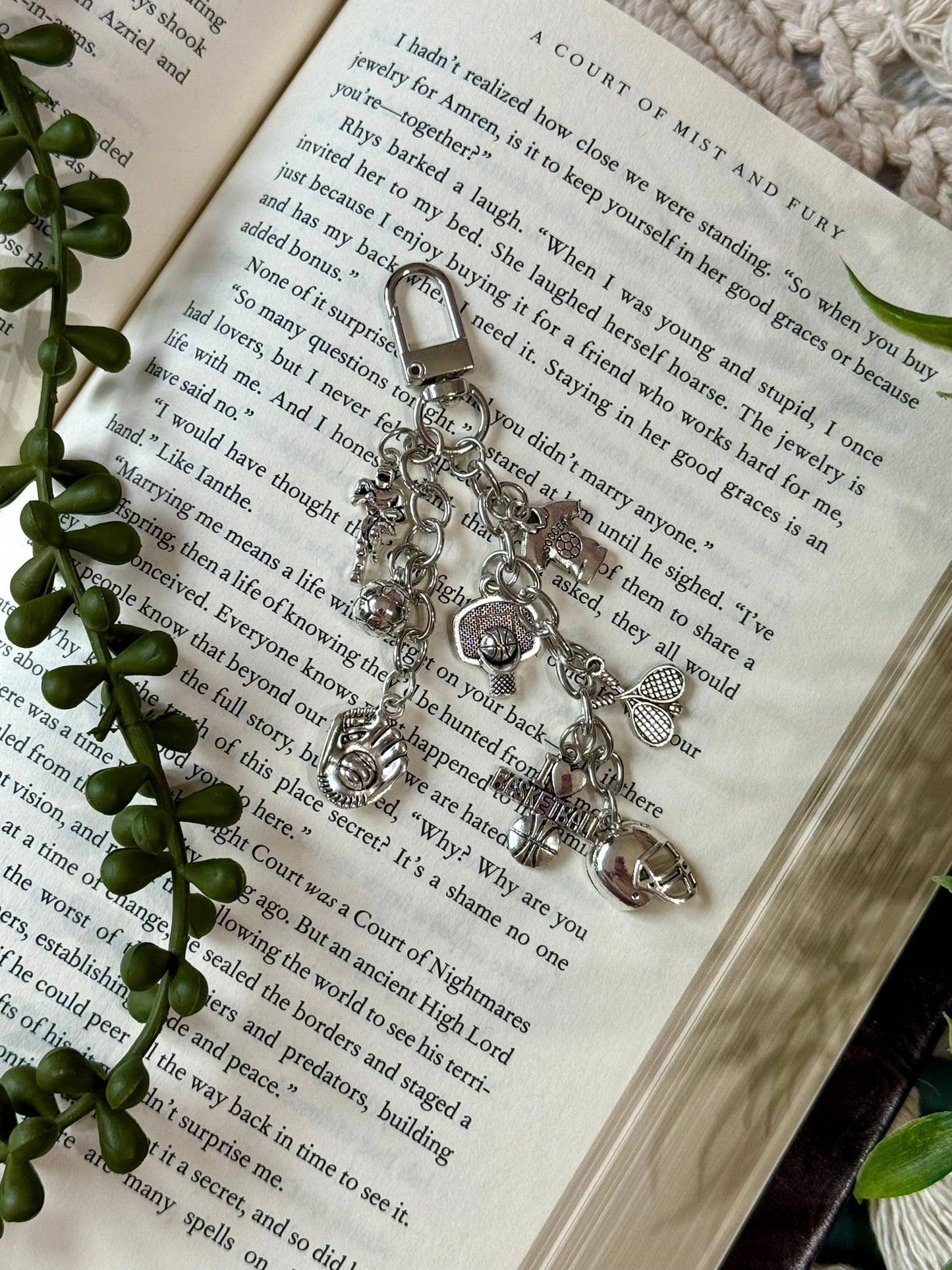 Sports Kindle Charm - Sports Phone Charm