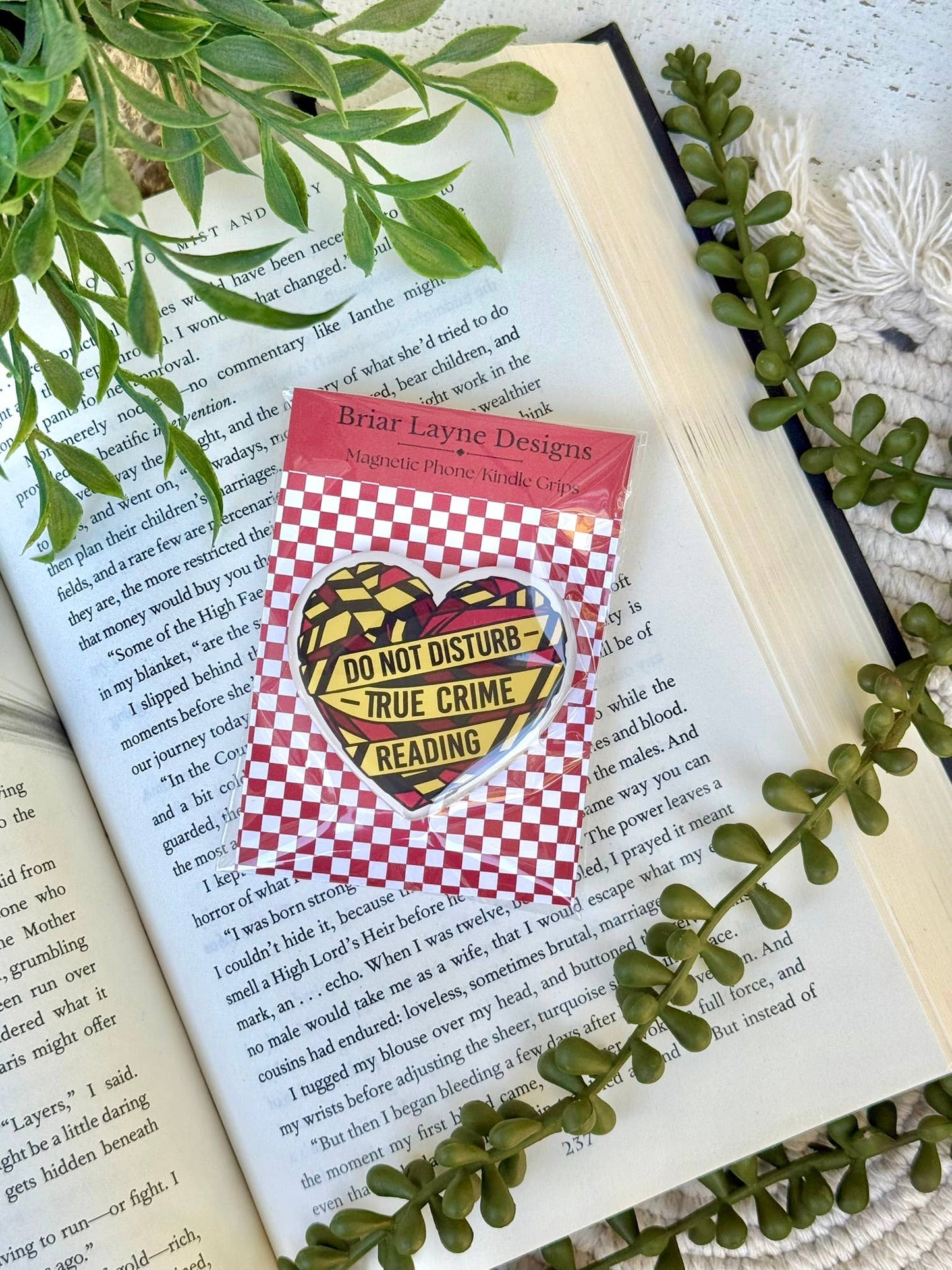 Crime Murder Kindle Grip - Crime Murder Kindle Phone Grip -