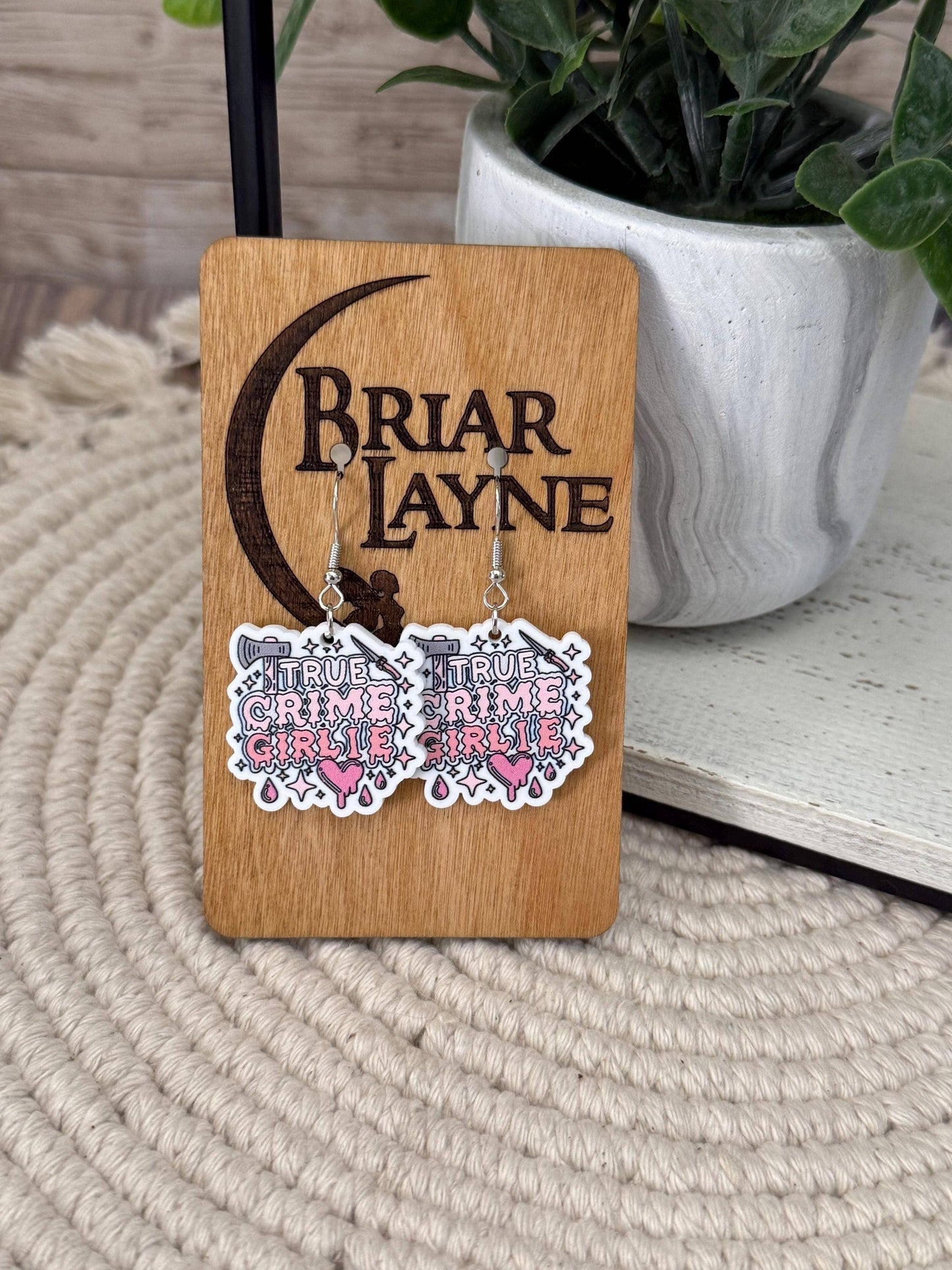 True Crime & Mystery Book Club Earrings #5