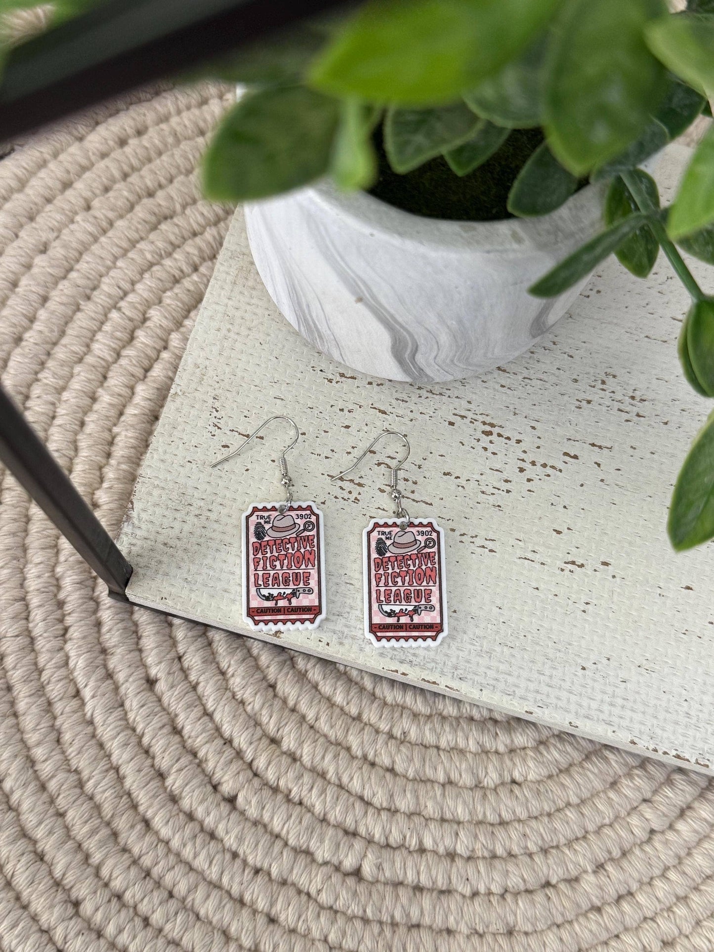True Crime & Mystery Book Club Earrings #2