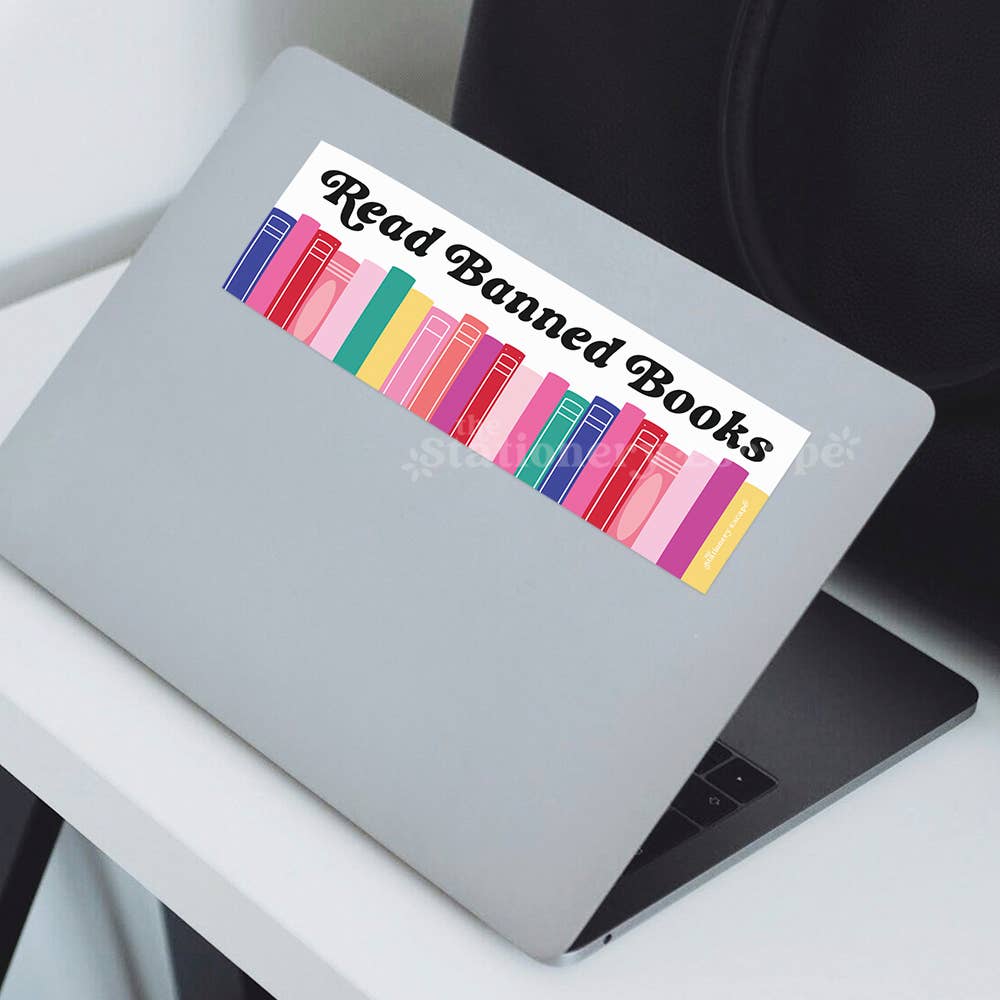 Read Banned Books Bumper Sticker