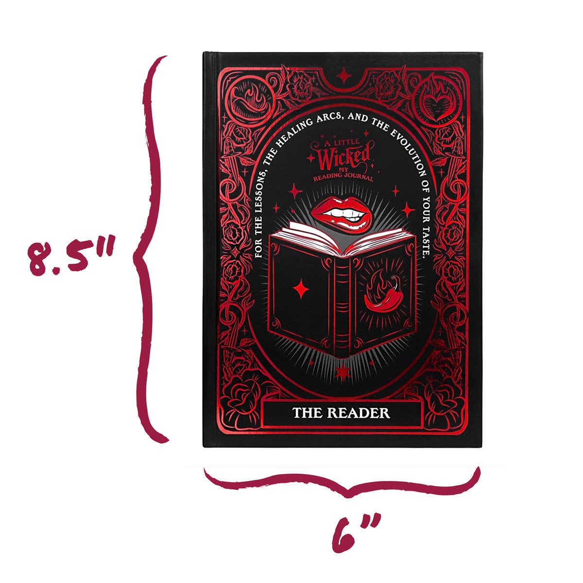 A Little Wicked Reading Journal (Original Artwork)