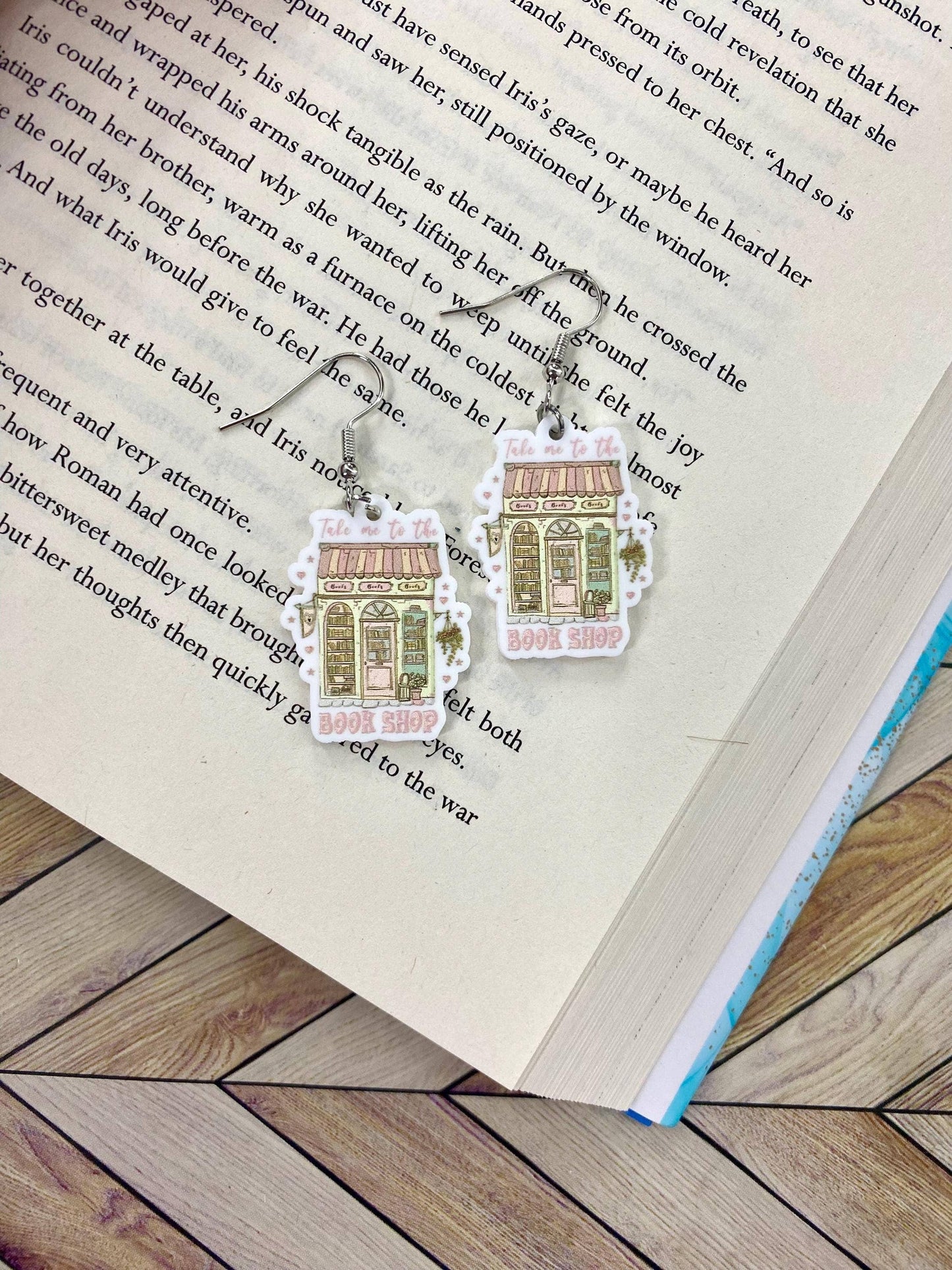Bookstore Book Lovers Reader Library Earrings
