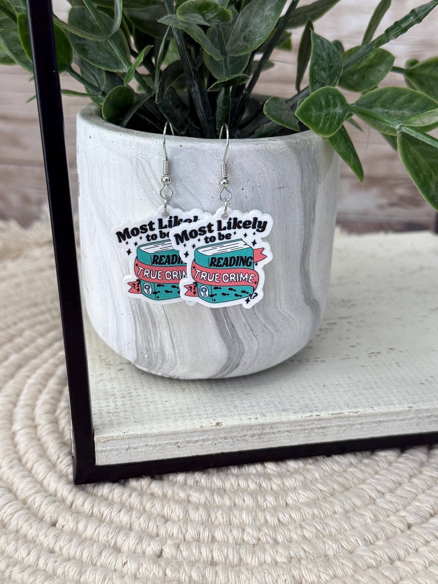 True Crime & Mystery Book Club Earrings #7