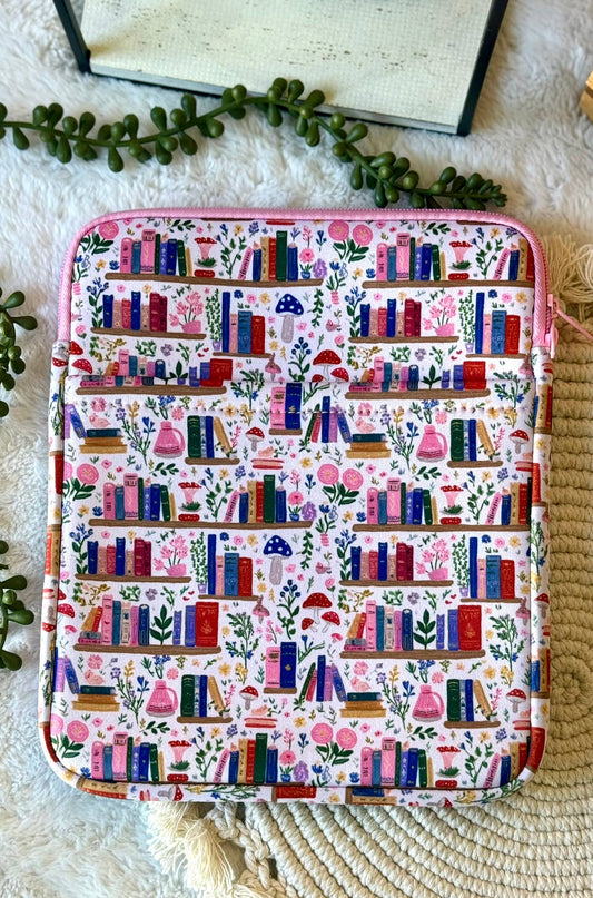 8x10 Mushroom Bookshelf Book Sleeve | Book Sleeve |
