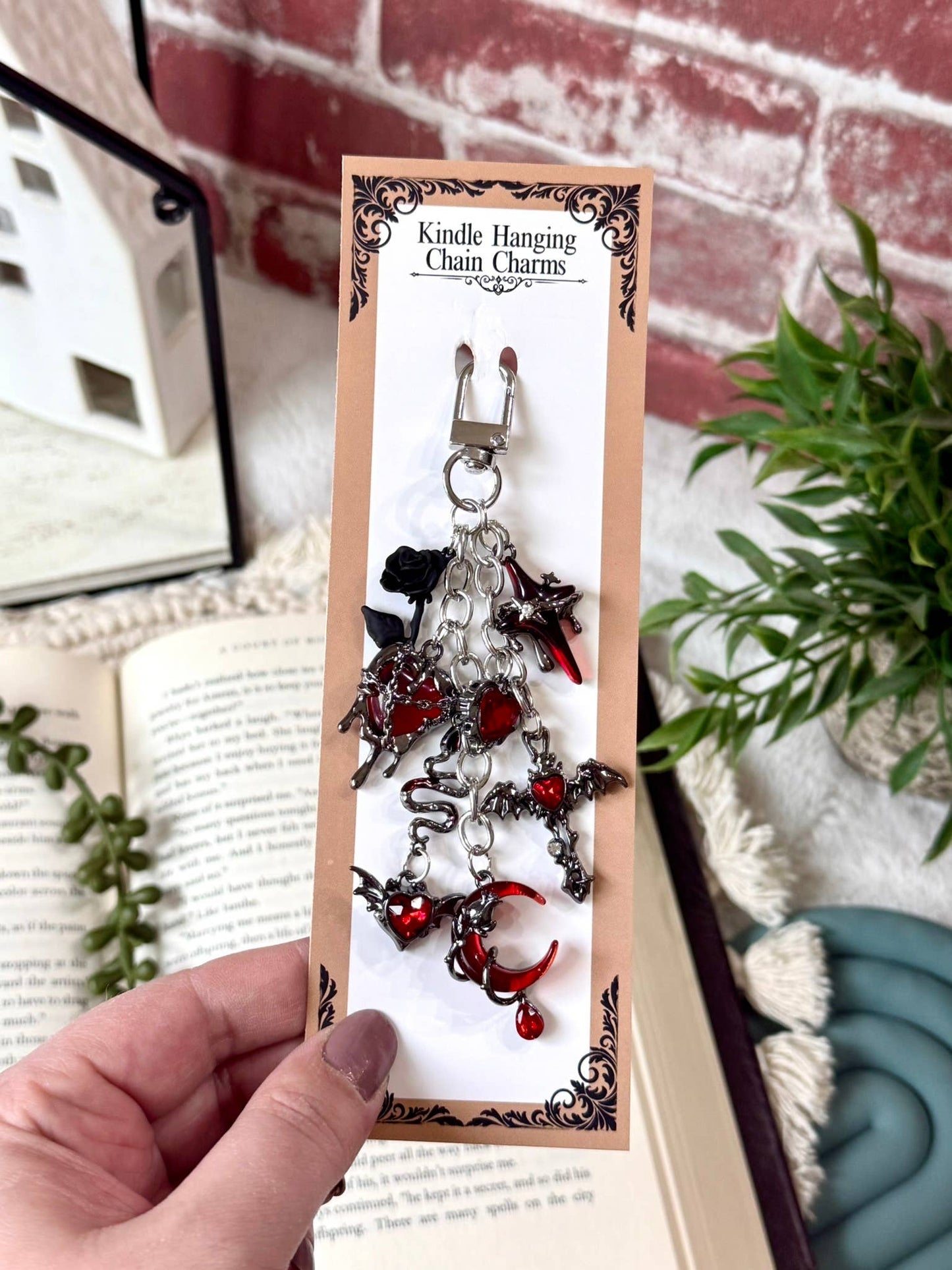 Dark Romance Kindle Charm - Dark Romance Phone Charm