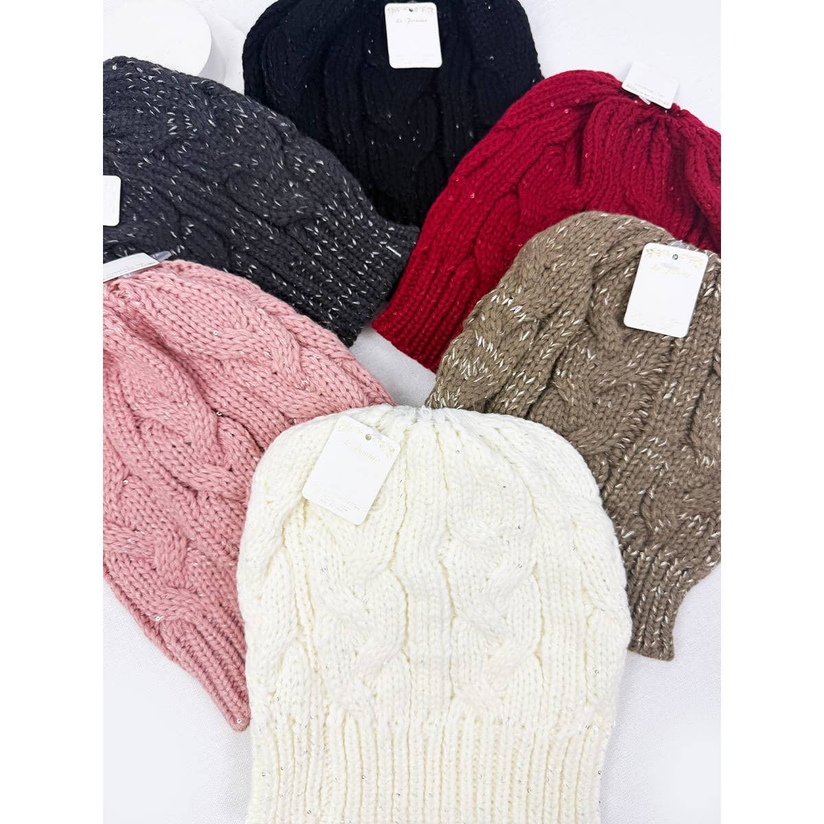 Messy Bun Ponytail Beanie