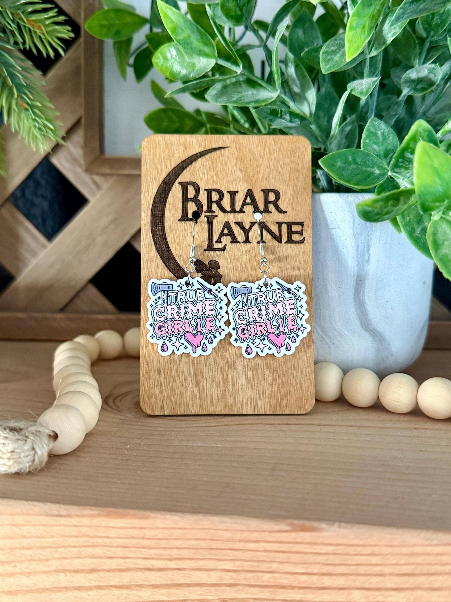 True Crime & Mystery Book Club Earrings #5