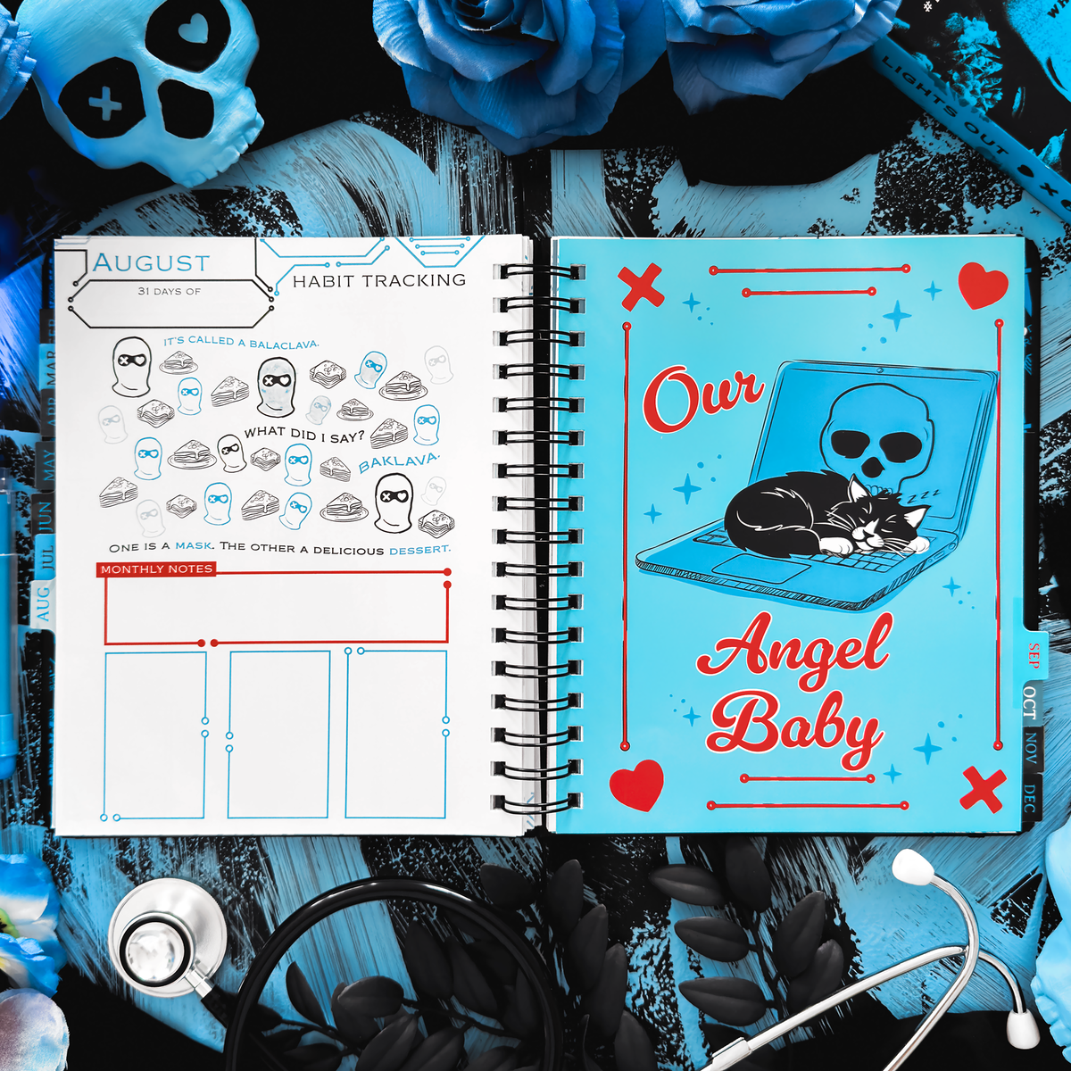 Lights Out 2027 Weekly Planner, Personal Organizer