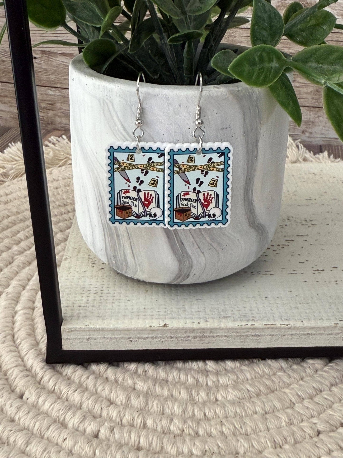 True Crime & Mystery Book Club Earrings