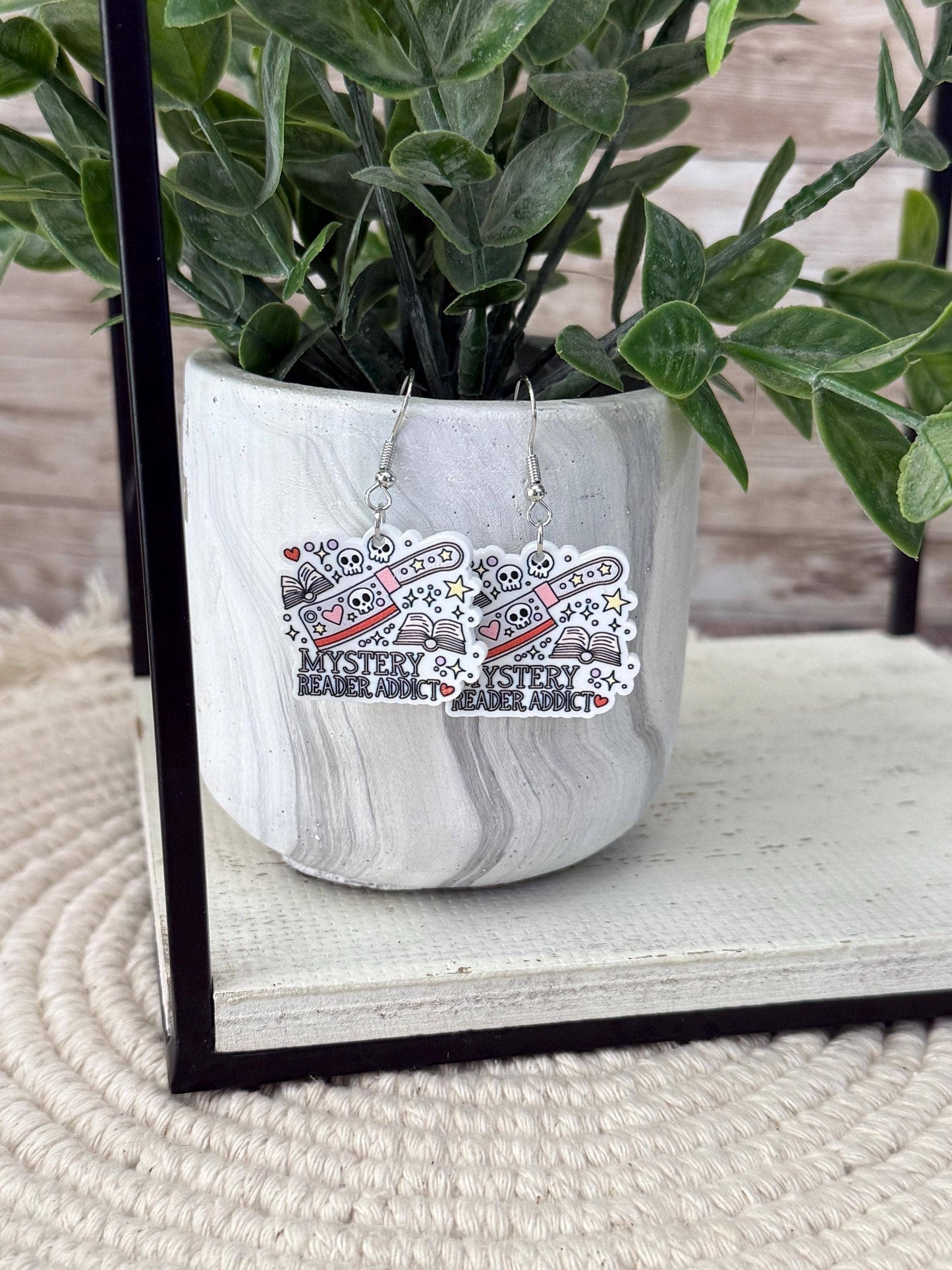 True Crime & Mystery Book Club Earrings #3