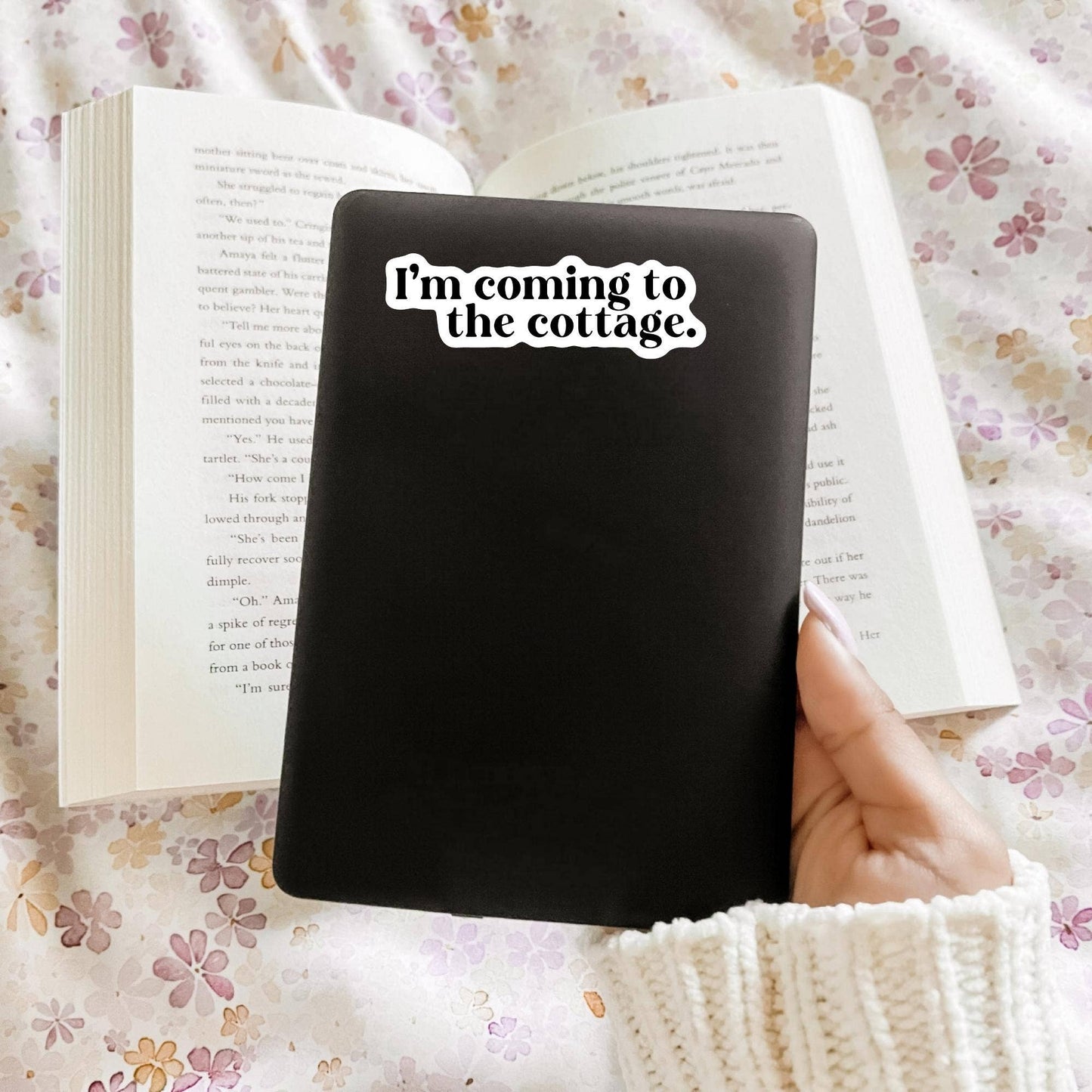 I'm Coming to the Cottage Sticker
