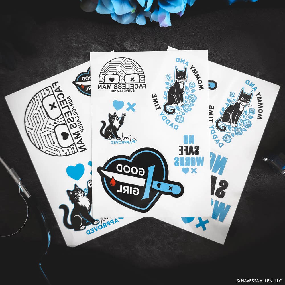Lights Out Temporary Tattoos (15-Pack)