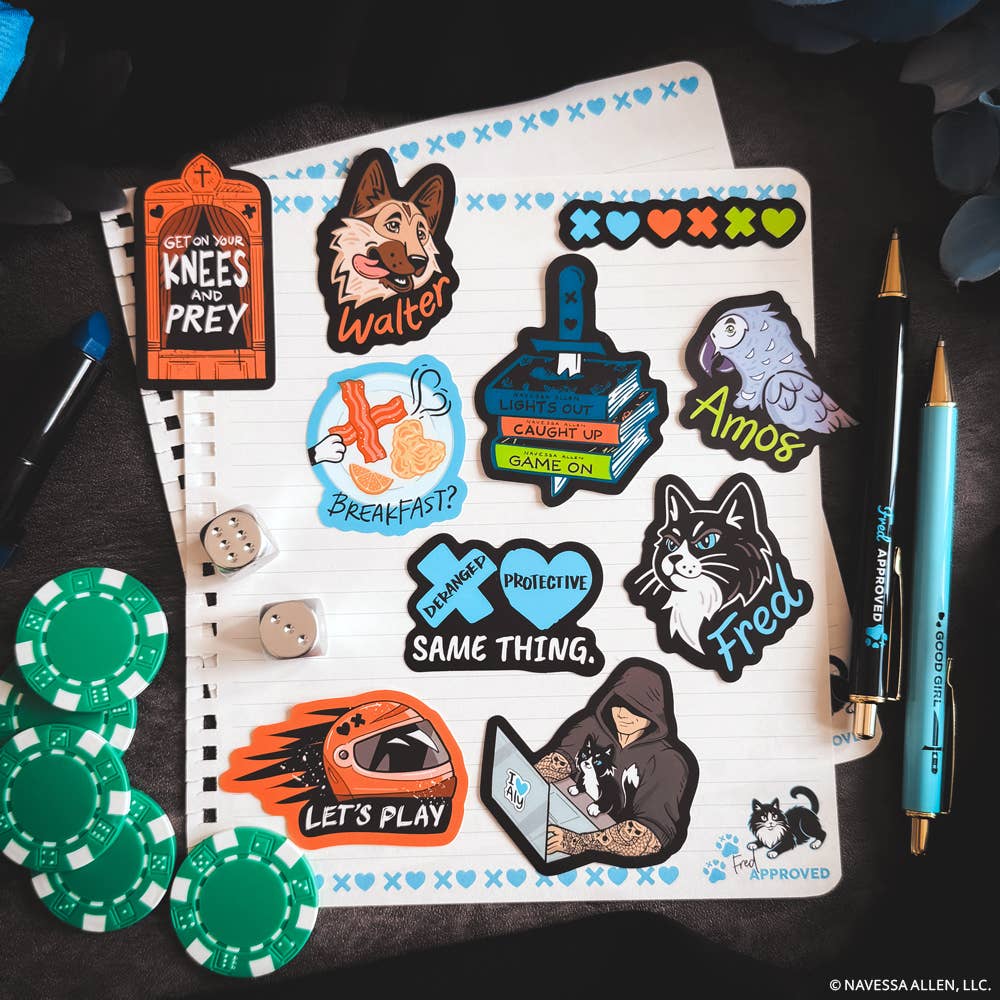 (10-Pack) Into Darkness Series Decals