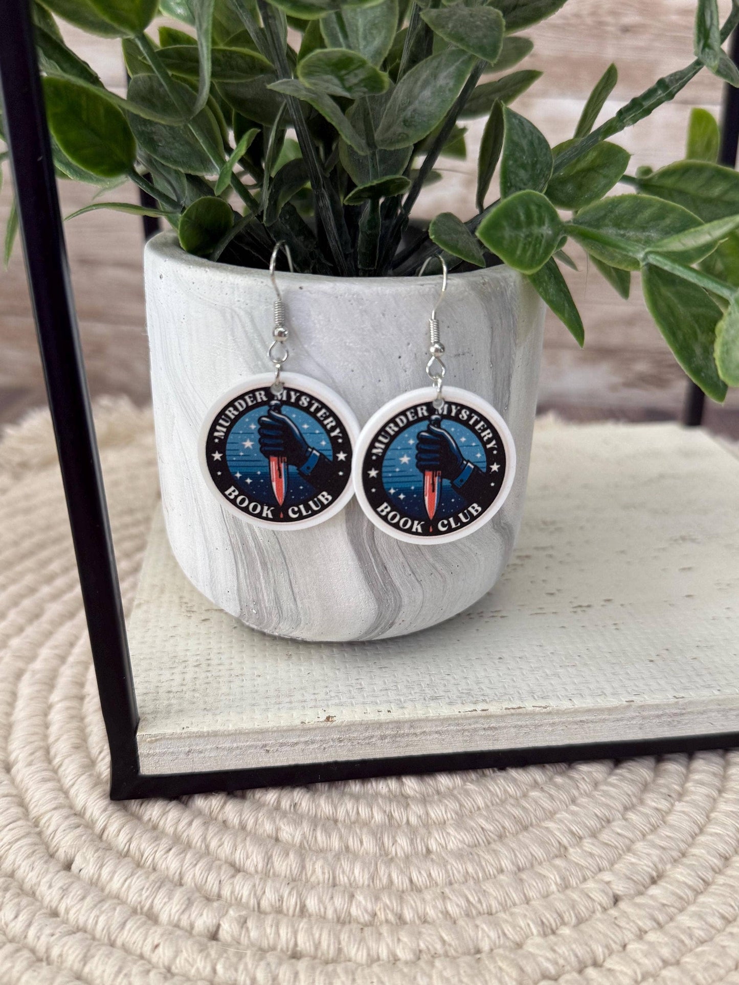True Crime & Mystery Book Club Earrings #6