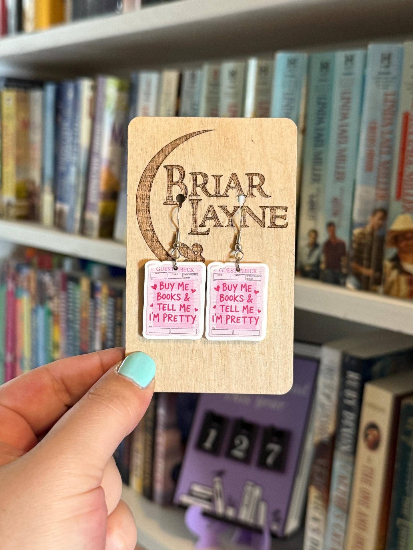 Book Lovers Reading Library Earrings