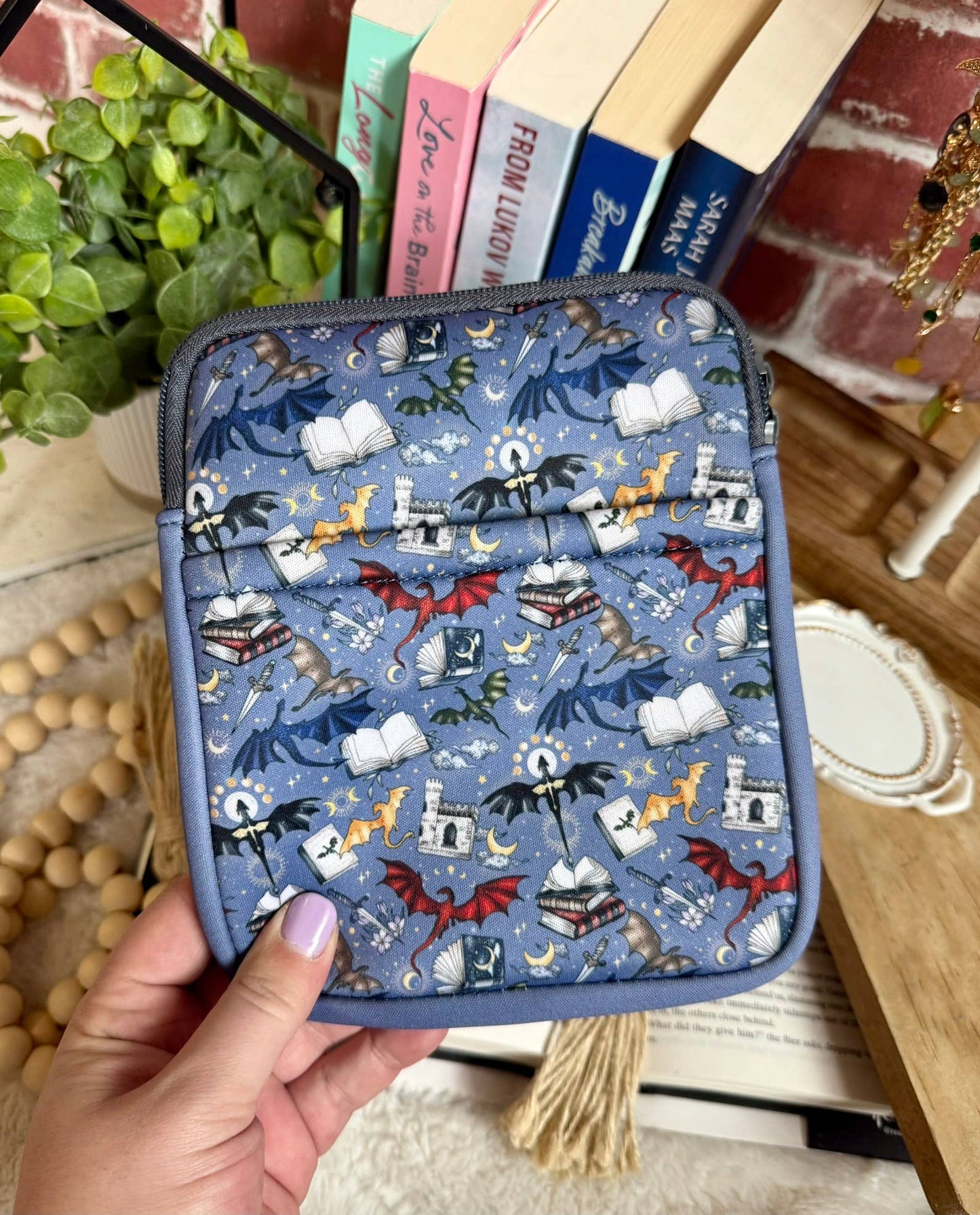 Dragon Kindle Sleeve Multi-Colored | Kindle Sleeve | Kindle Storage