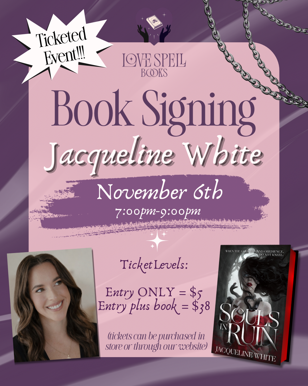 Book Signing with Author Jaqueline White