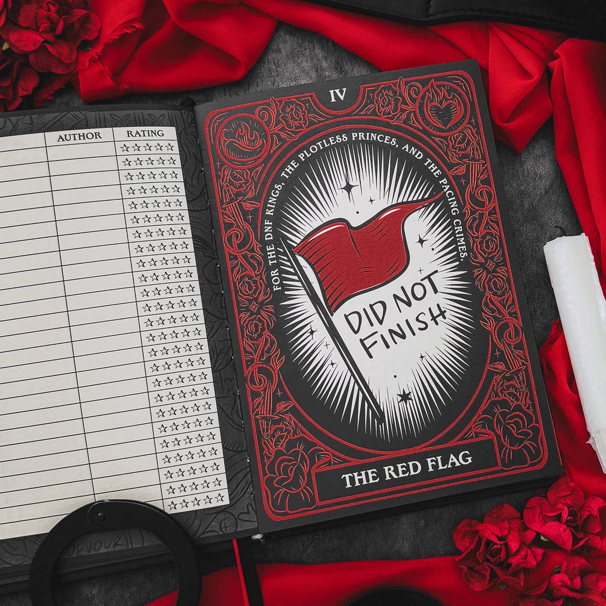 A Little Wicked Reading Journal (Original Artwork)