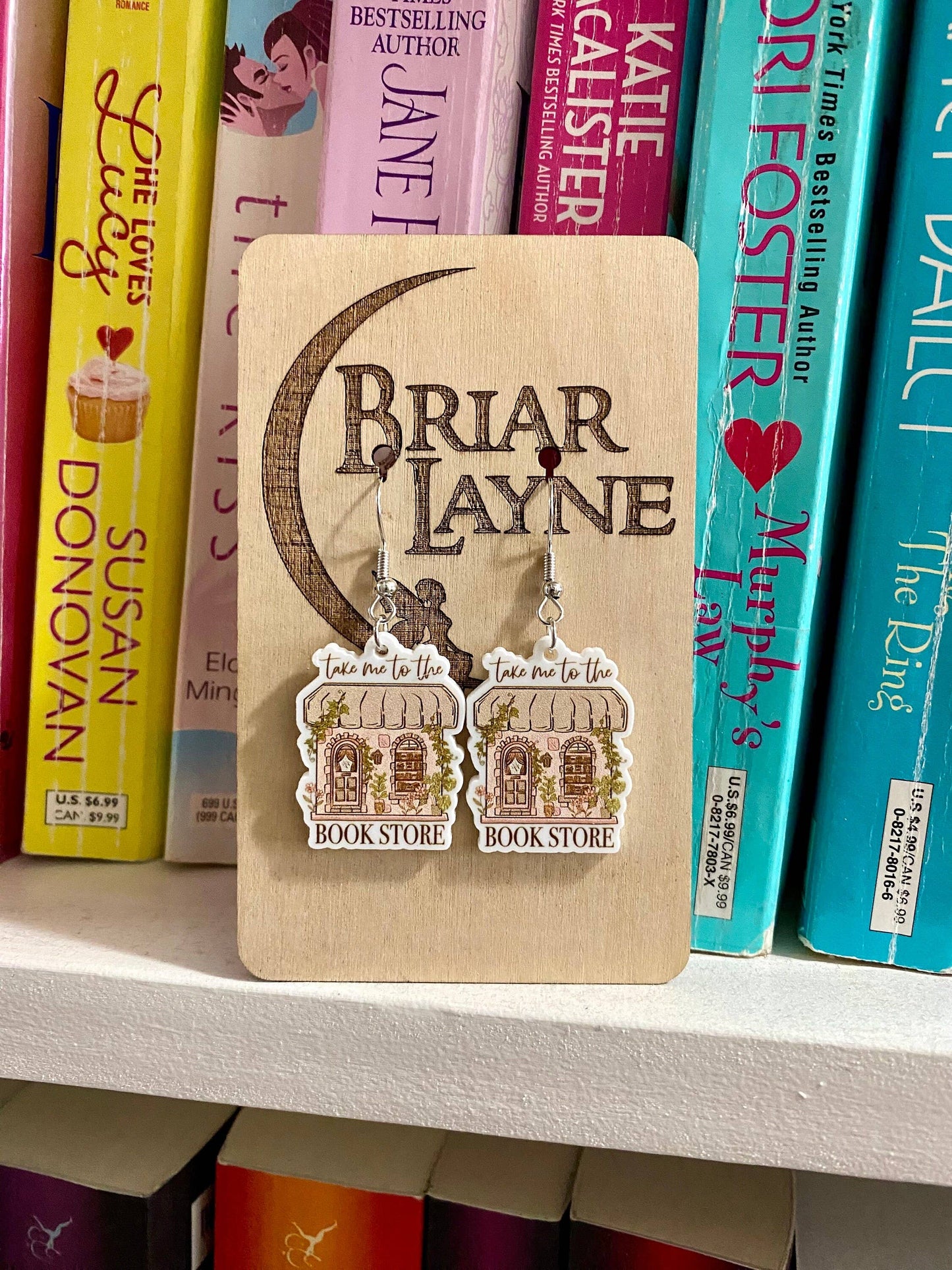 Bookstore Book Lovers Reader Library Earrings #2