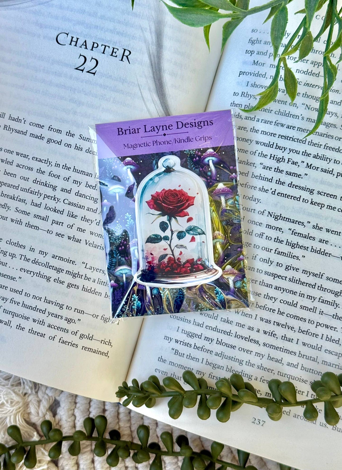 Bookish Reading Kindle Grip - Bookish Kindle Phone Grip