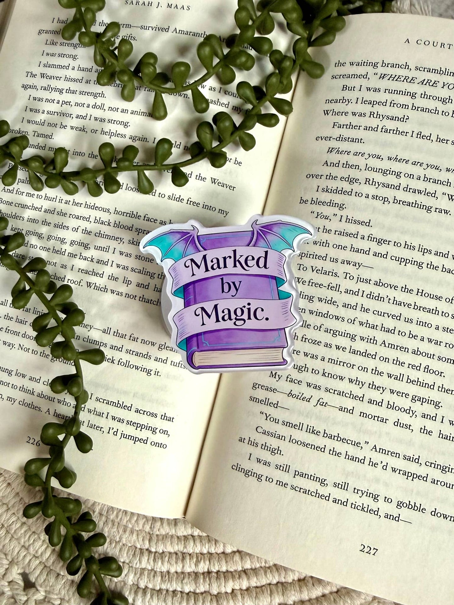 Fantasy Kindle Grip - Fantasy Phone Grip _ Romantasy Grip