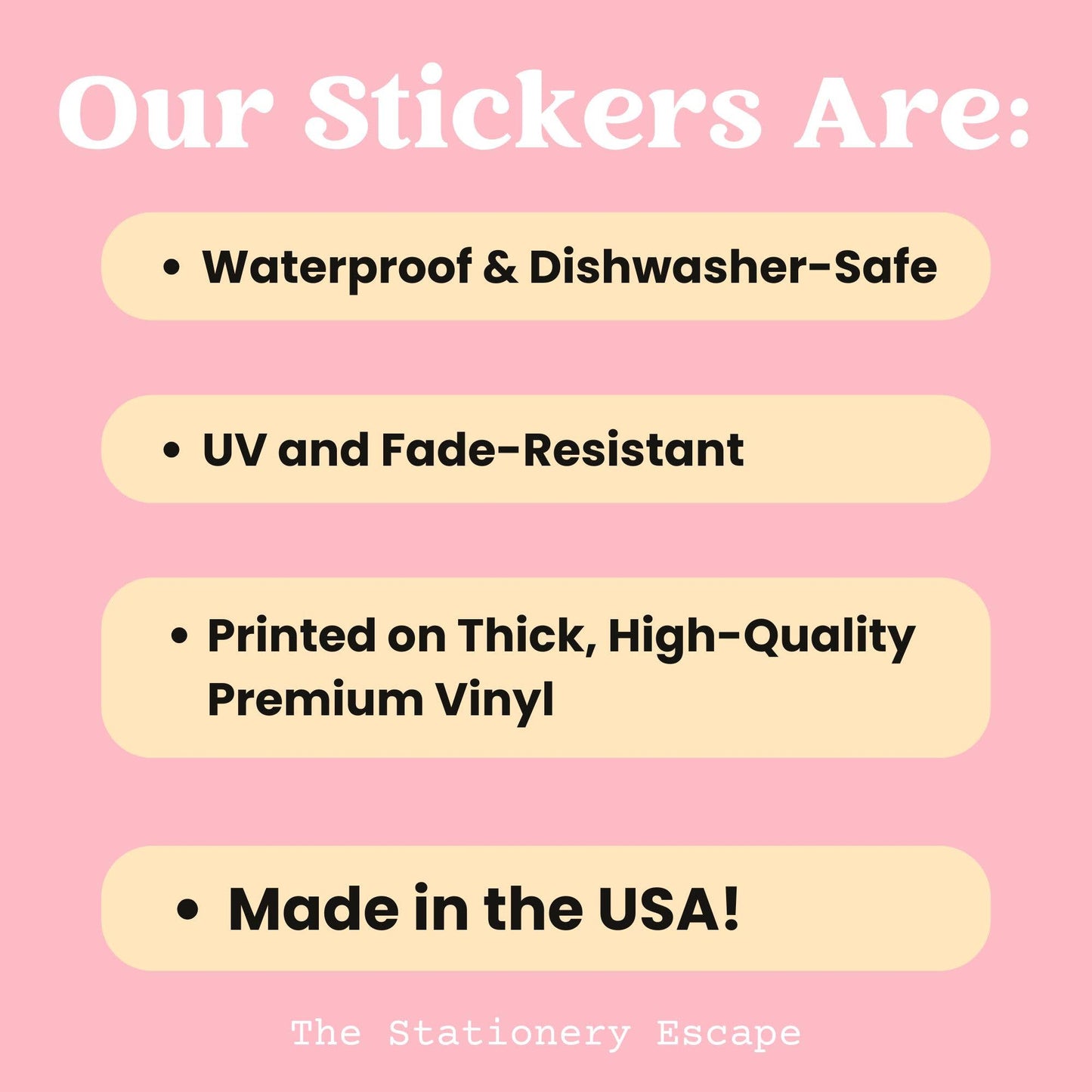 Romance Tropes Book Stack Sticker