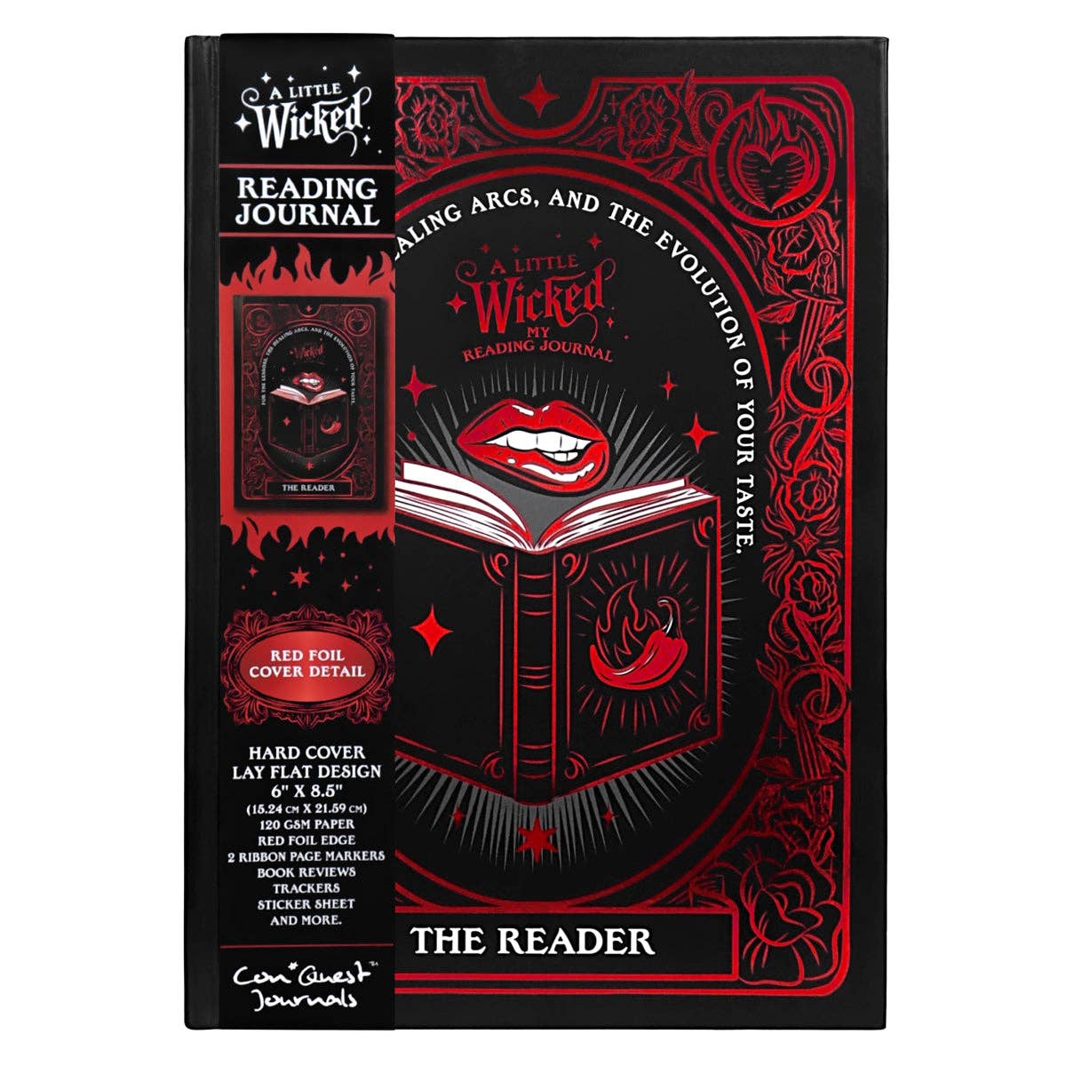 A Little Wicked Reading Journal (Original Artwork)