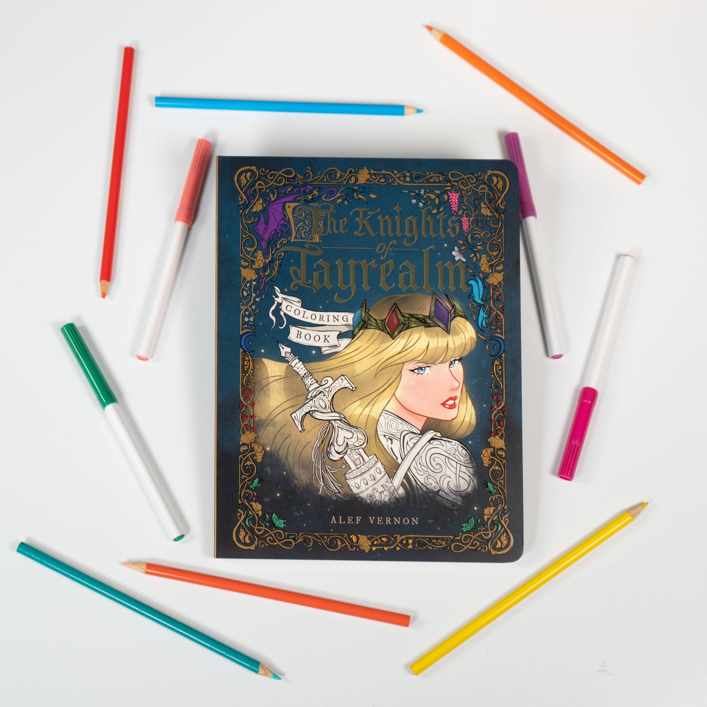 Knights of Tayrealm Coloring Book by