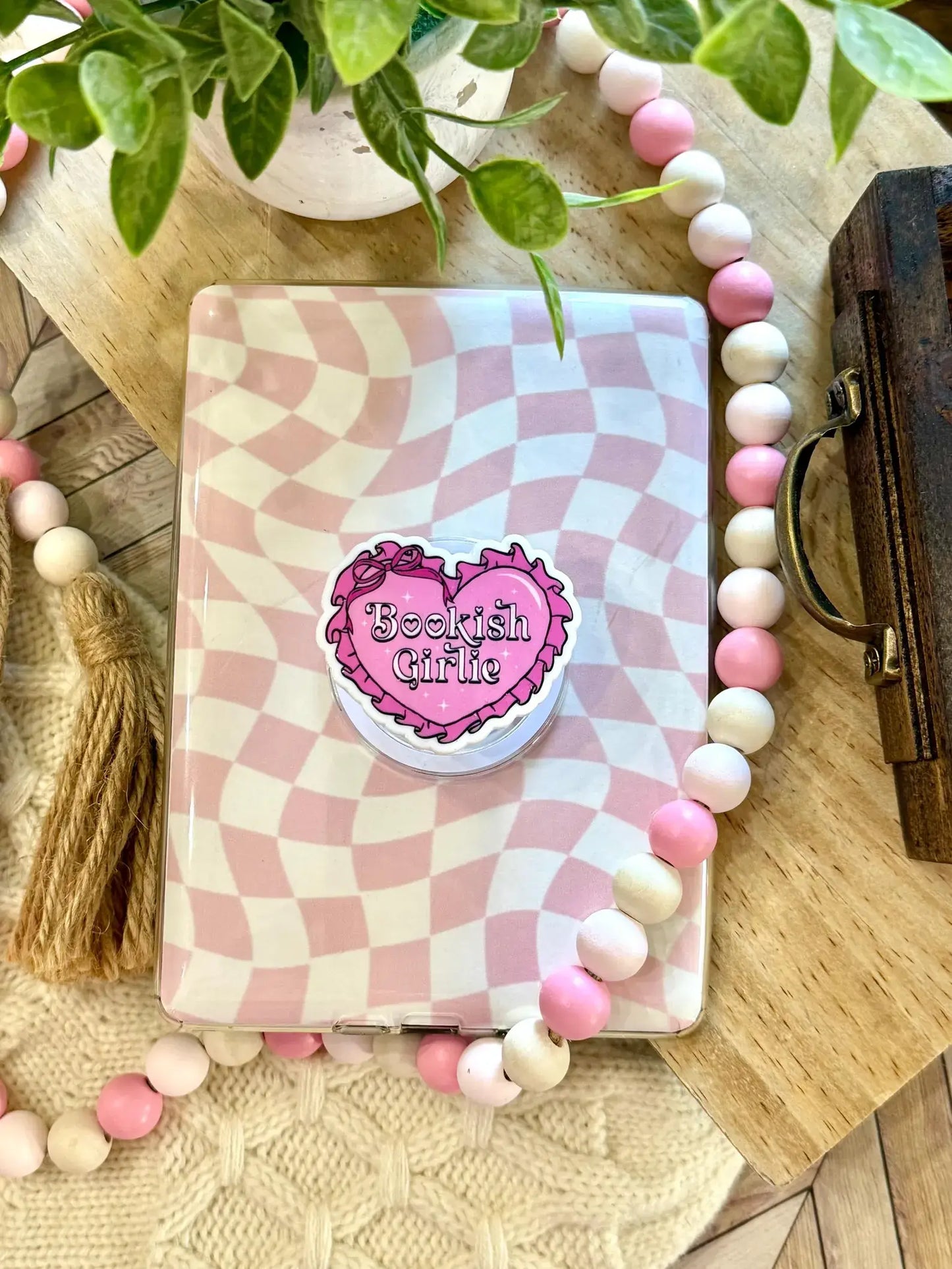 Bookish Reading Kindle Grip - Bookish Kindle Phone Grip -