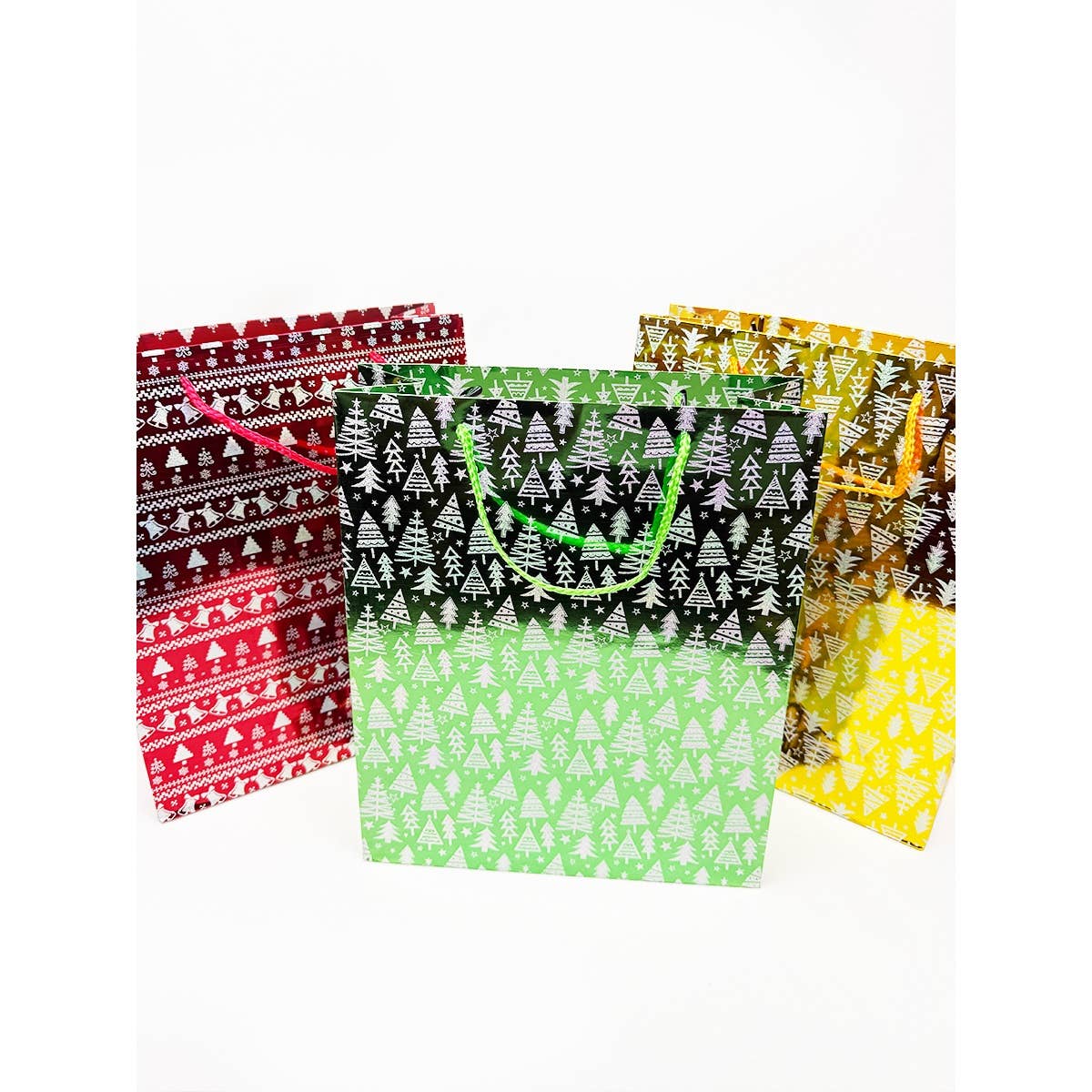 Fancy Holographic Christmas Gift Bag