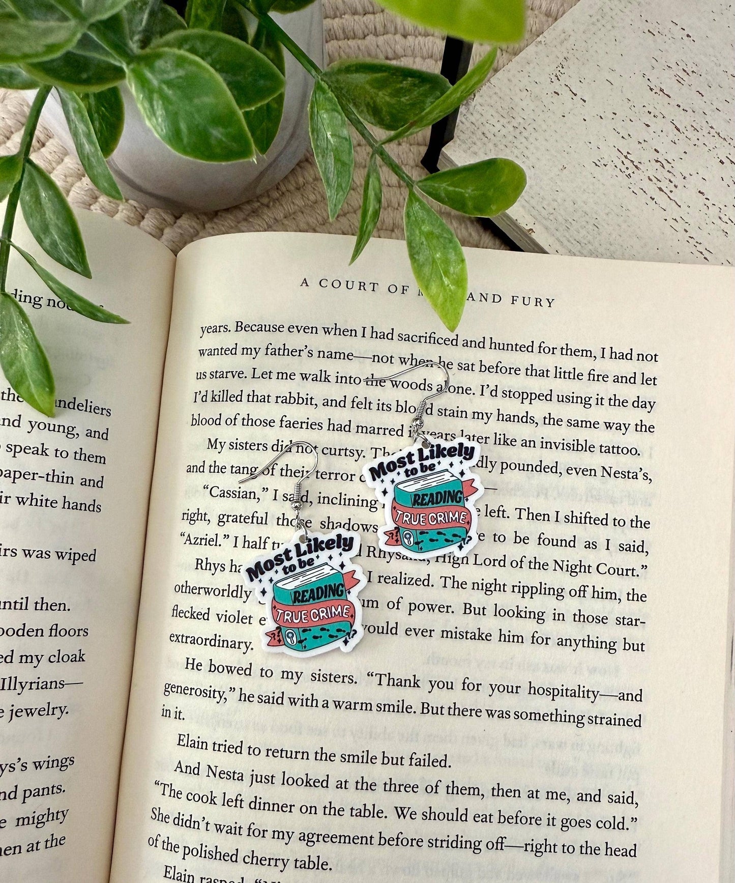 True Crime & Mystery Book Club Earrings #7