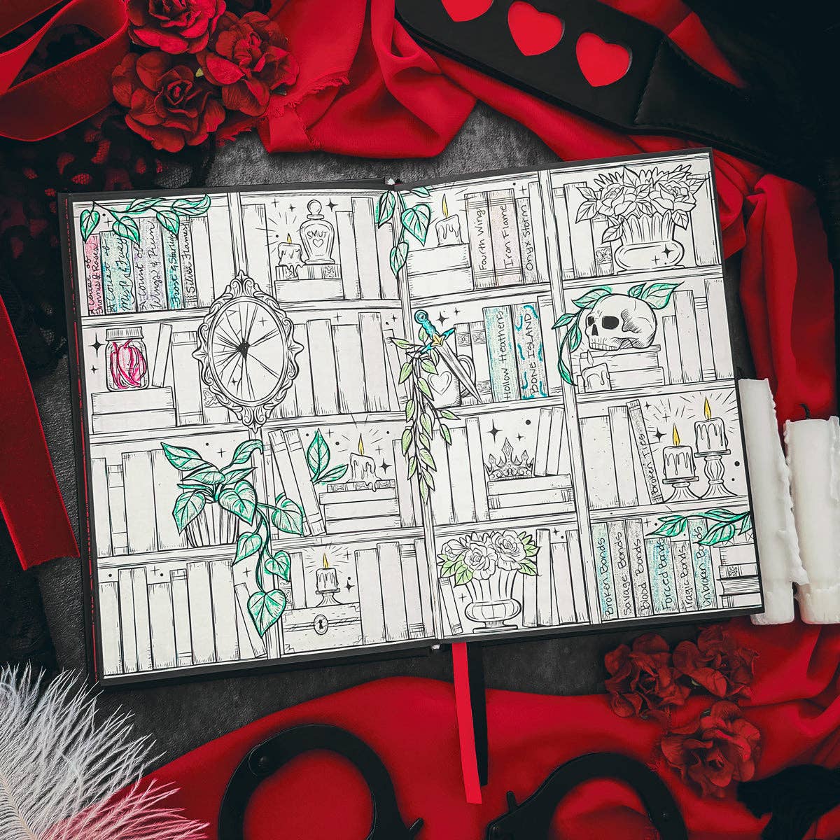 A Little Wicked Reading Journal (Original Artwork)