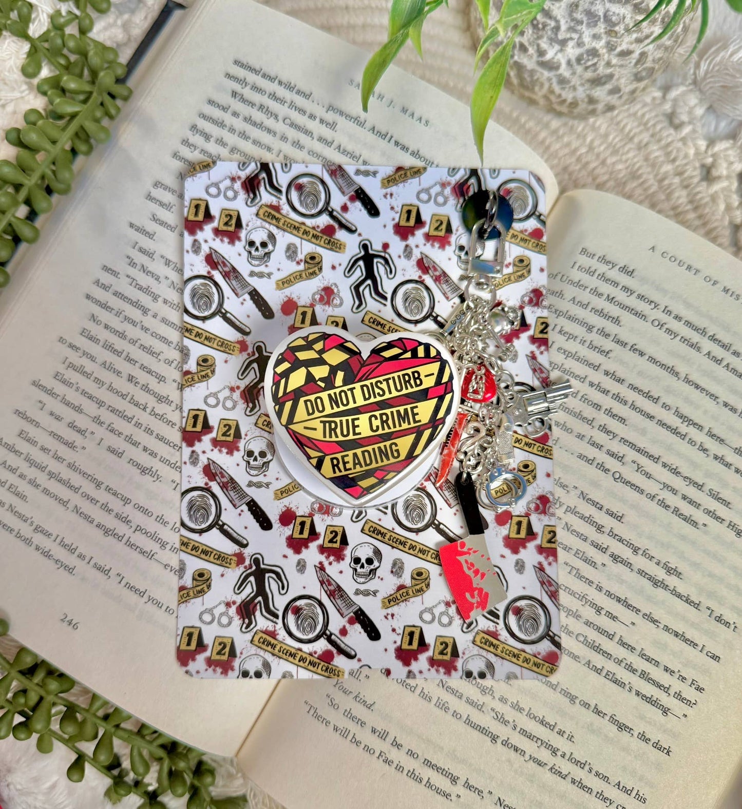 Crime Murder Kindle Grip - Crime Murder Kindle Phone Grip -