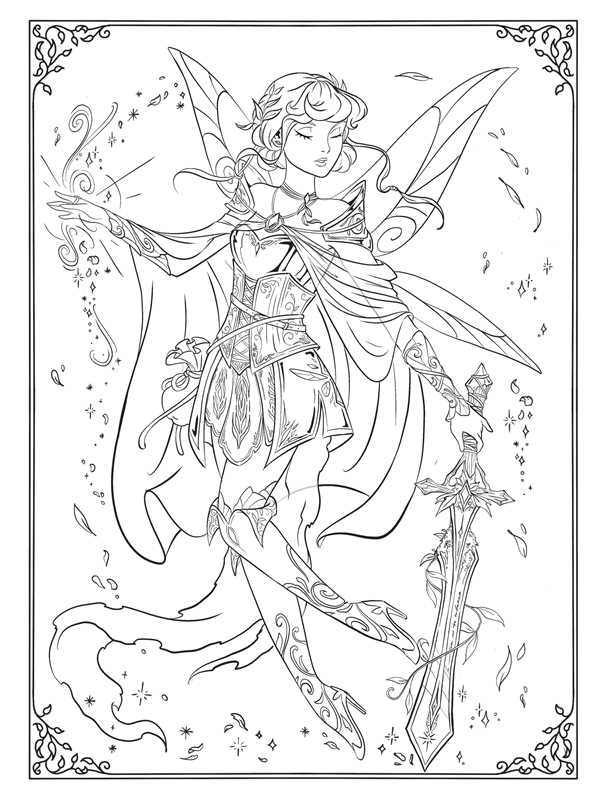Knights of Tayrealm Coloring Book by
