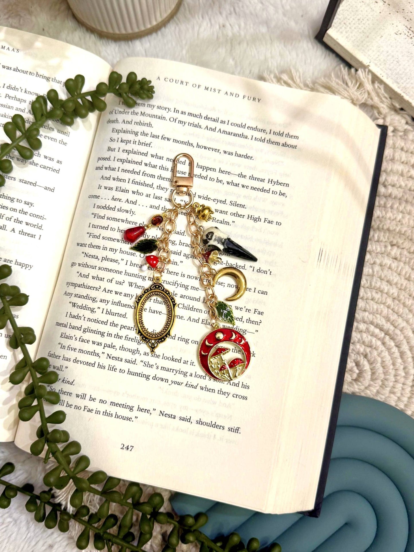 Mystic Skull Kindle Charm - Dark Romance Phone Charm