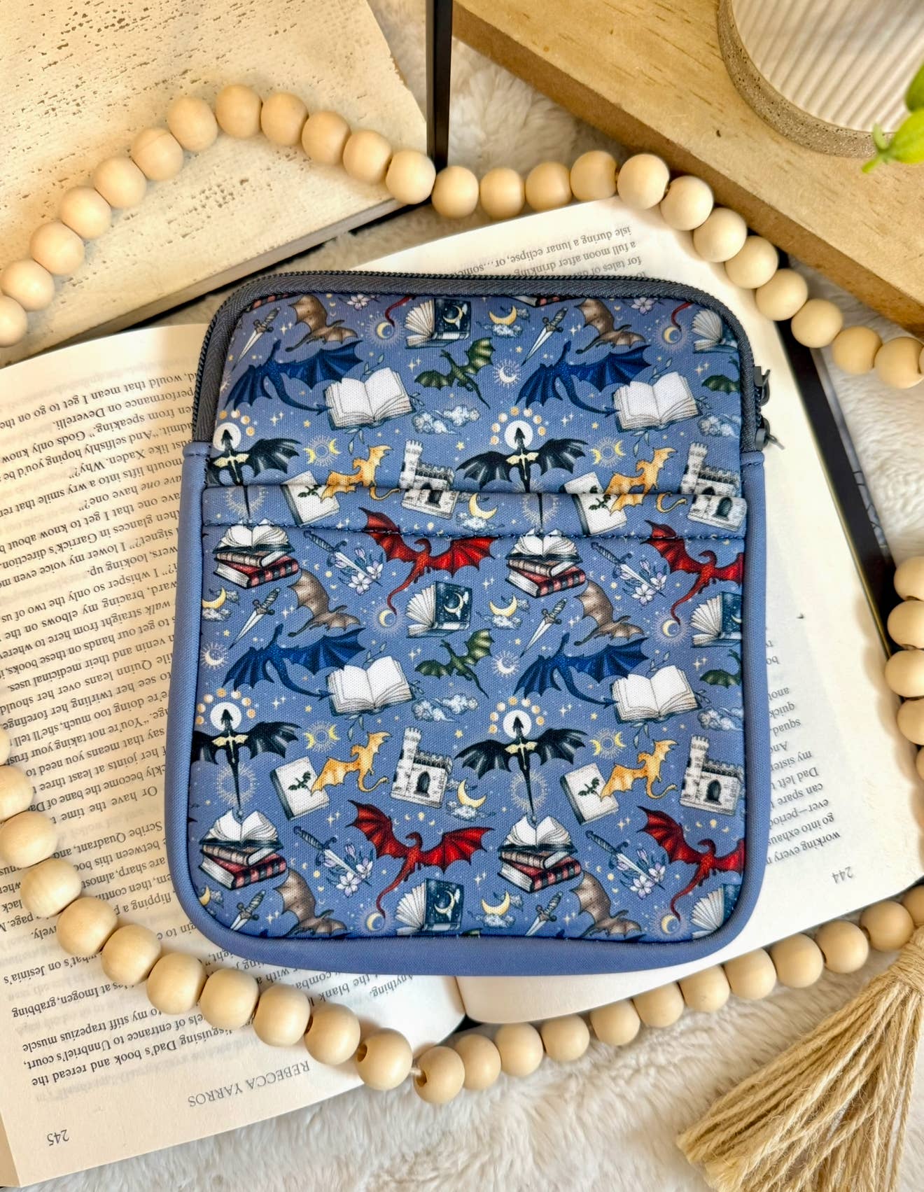 Dragon Kindle Sleeve Multi-Colored | Kindle Sleeve | Kindle Storage
