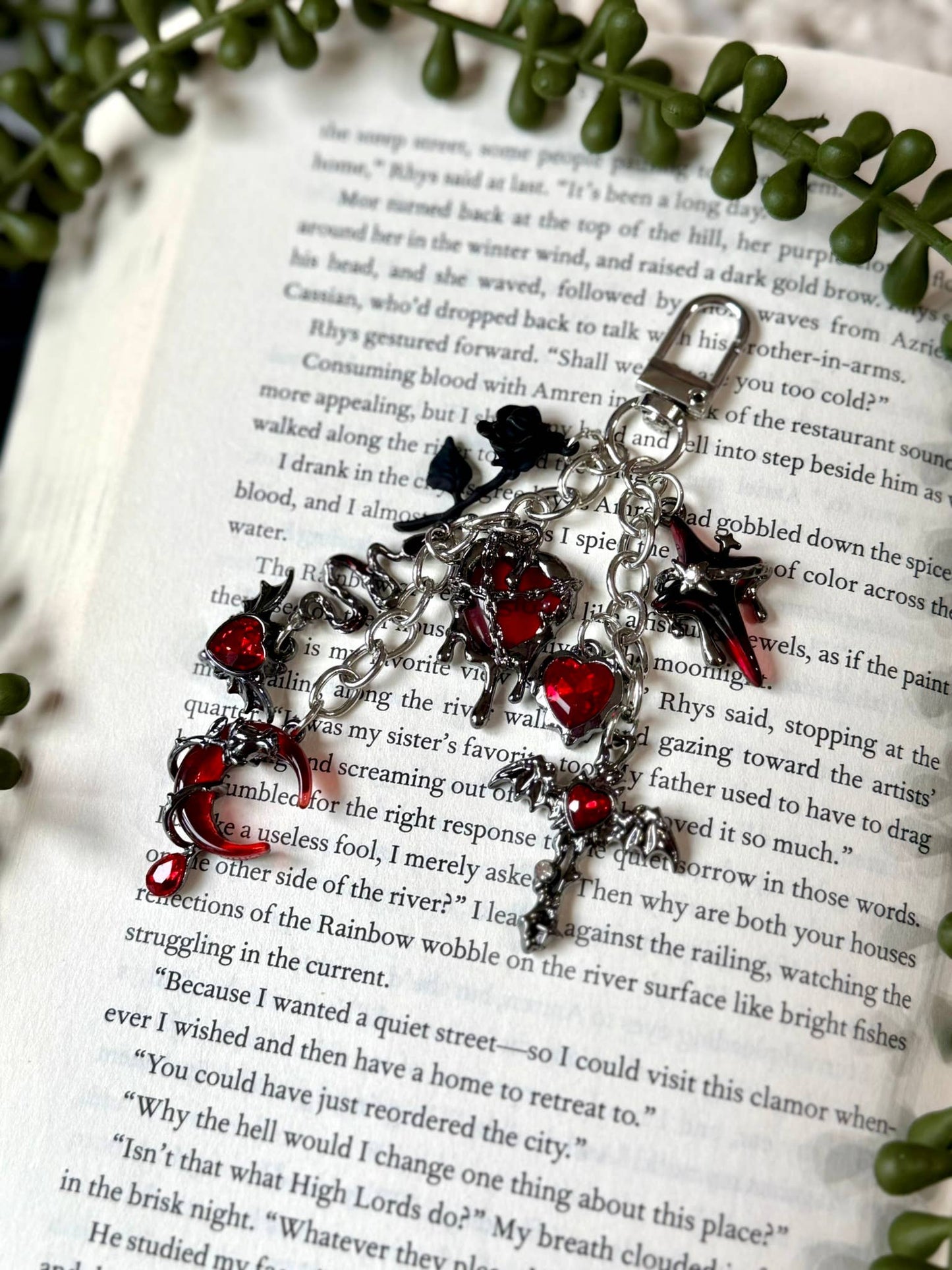 Dark Romance Kindle Charm - Dark Romance Phone Charm