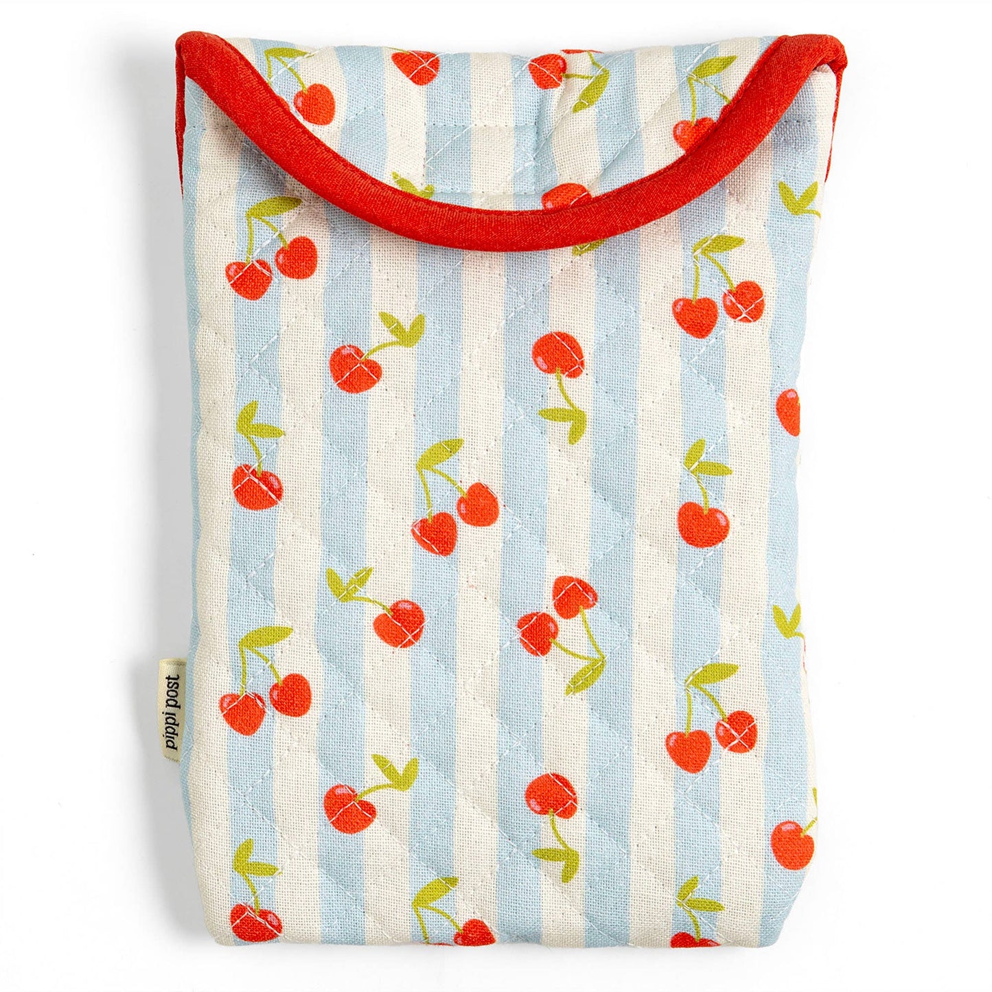 Cherry Striped Quilted E-Reader Case