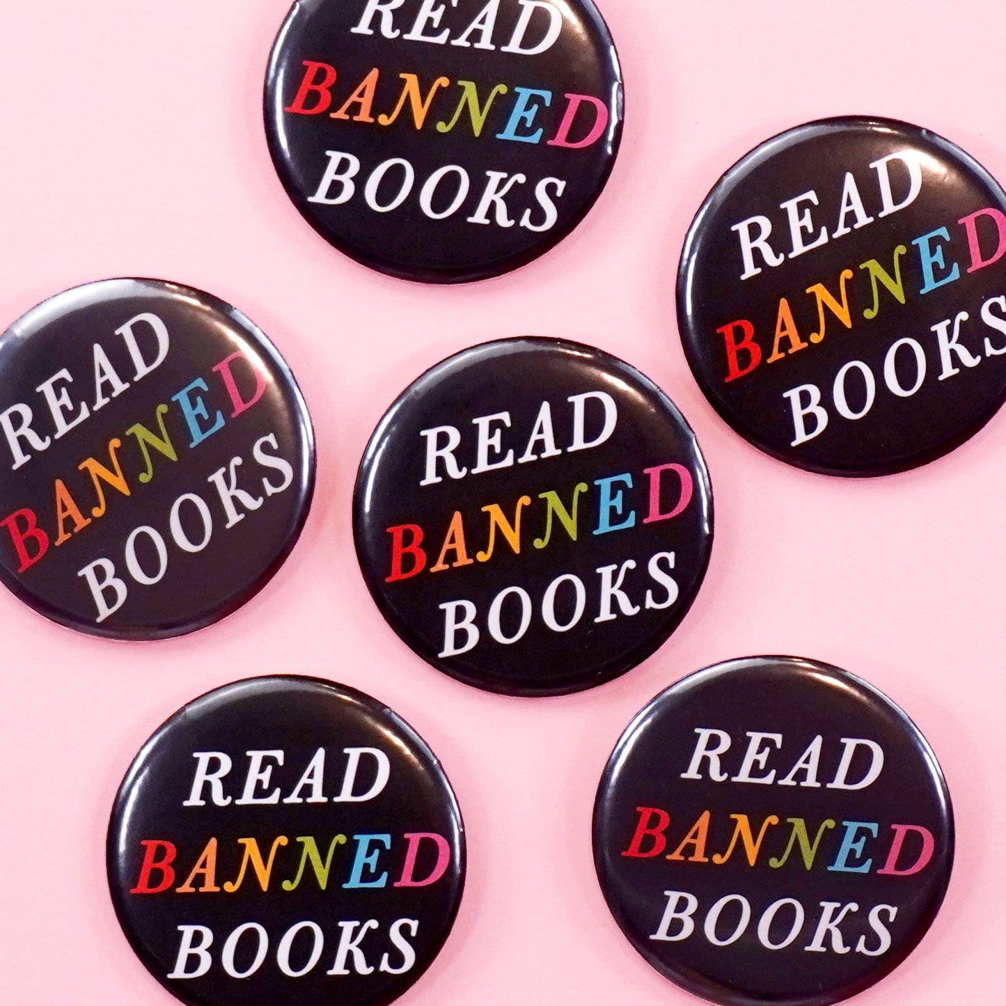 Read Banned Books Button or Magnet