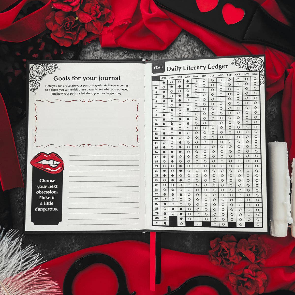 A Little Wicked Reading Journal (Original Artwork)