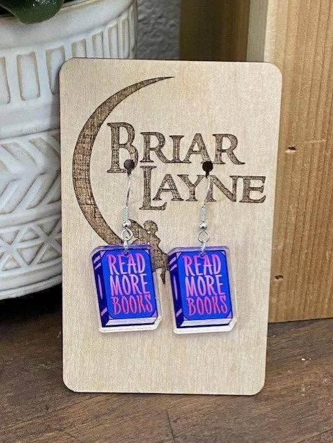 Read More Books Earrings for Book Lovers