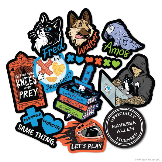 (10-Pack) Into Darkness Series Decals