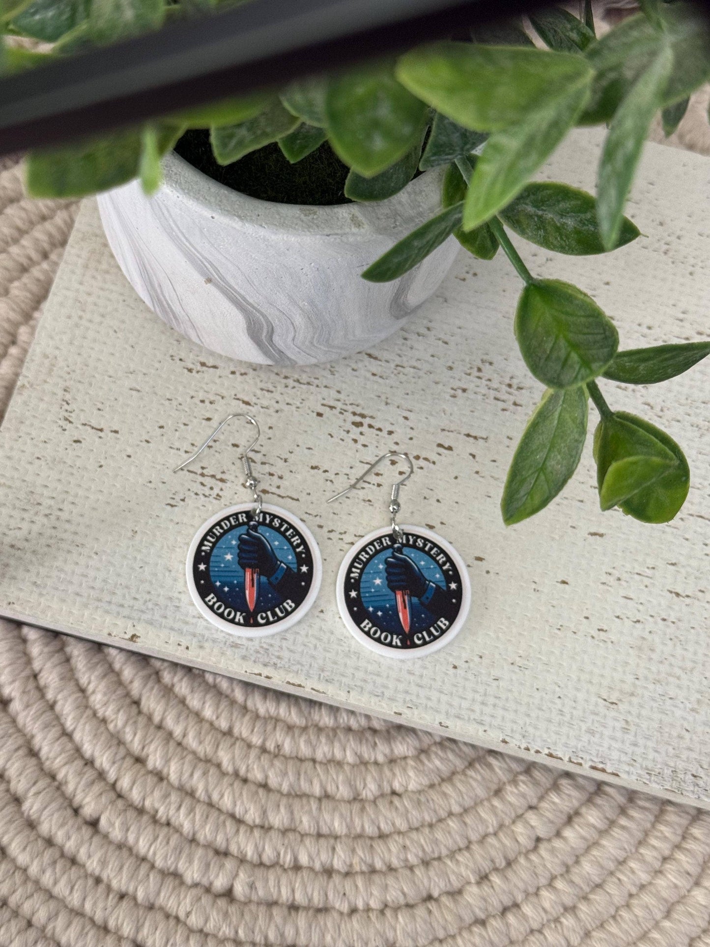True Crime & Mystery Book Club Earrings #6
