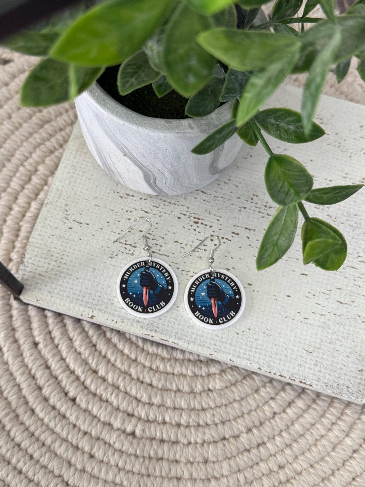 True Crime & Mystery Book Club Earrings #6