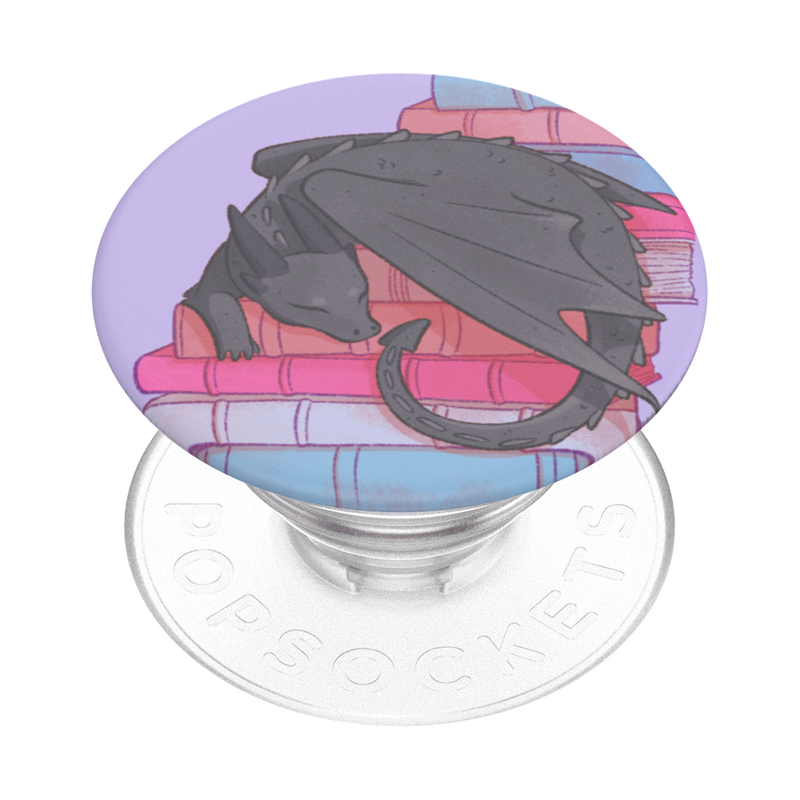 PopSockets Plant Curled Up With A Good Book Clear