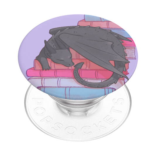 PopSockets Plant Curled Up With A Good Book Clear