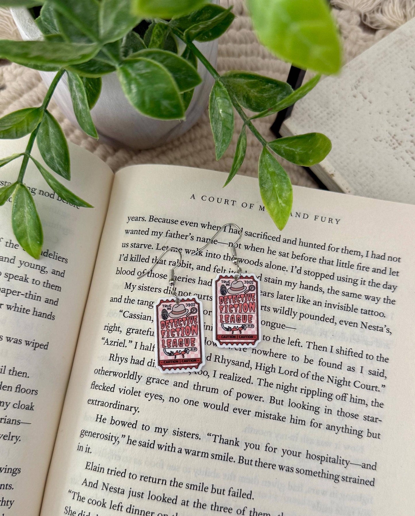 True Crime & Mystery Book Club Earrings #2