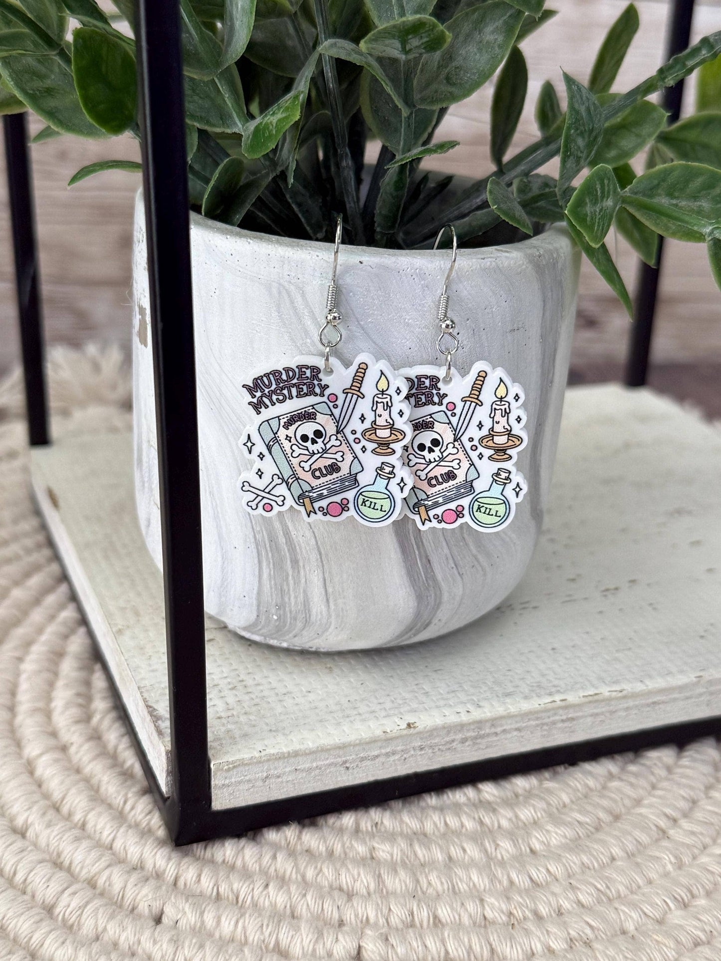 True Crime & Mystery Book Club Earrings #4