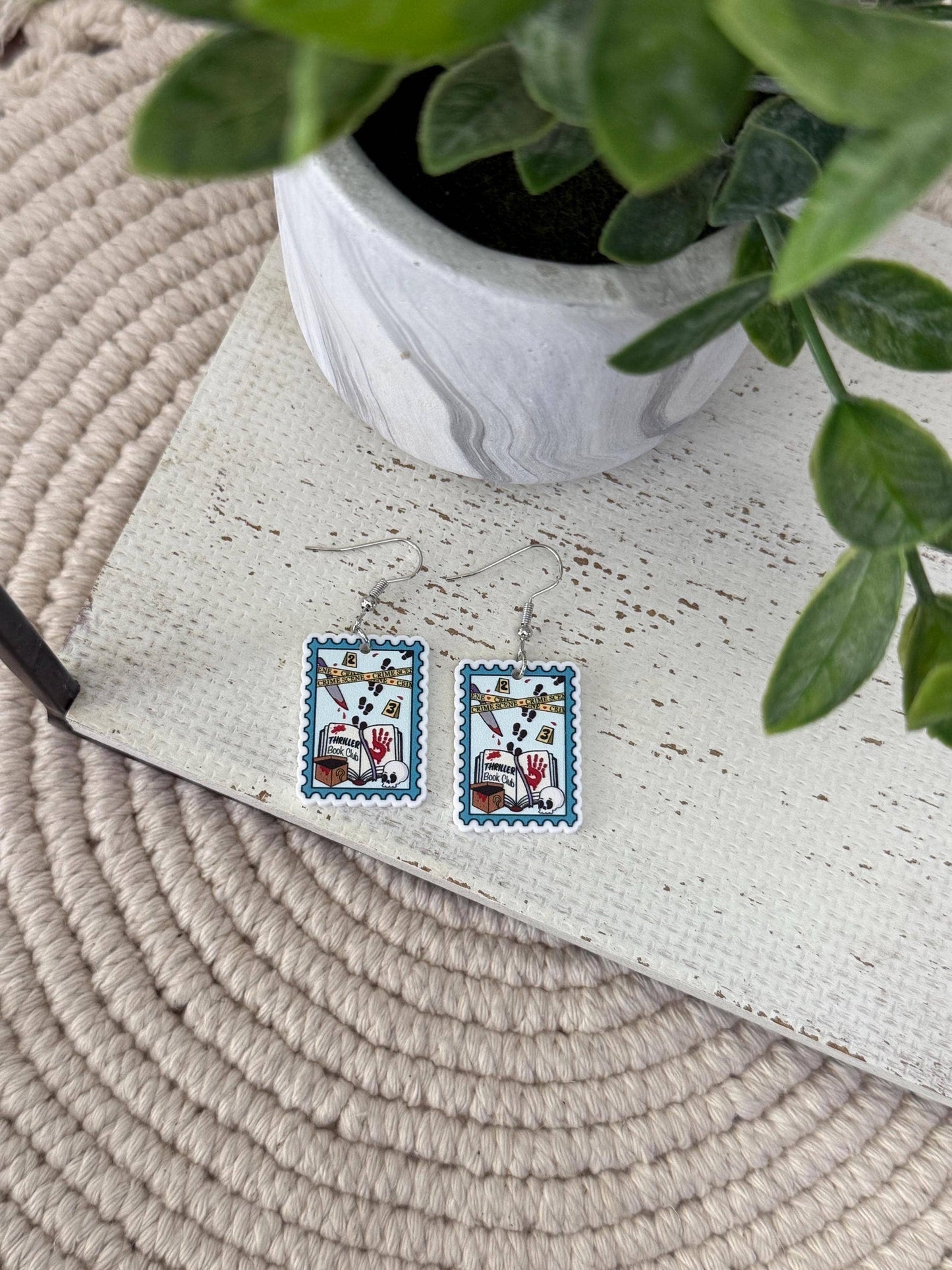 True Crime & Mystery Book Club Earrings